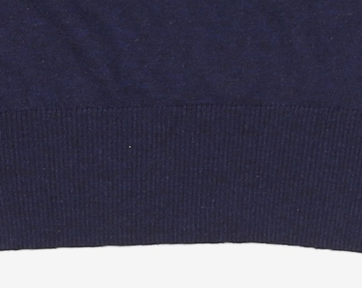 솔티페블(SALTY PEBBLE) LACE SLIT KNIT TOP [DARK NAVY] FREE