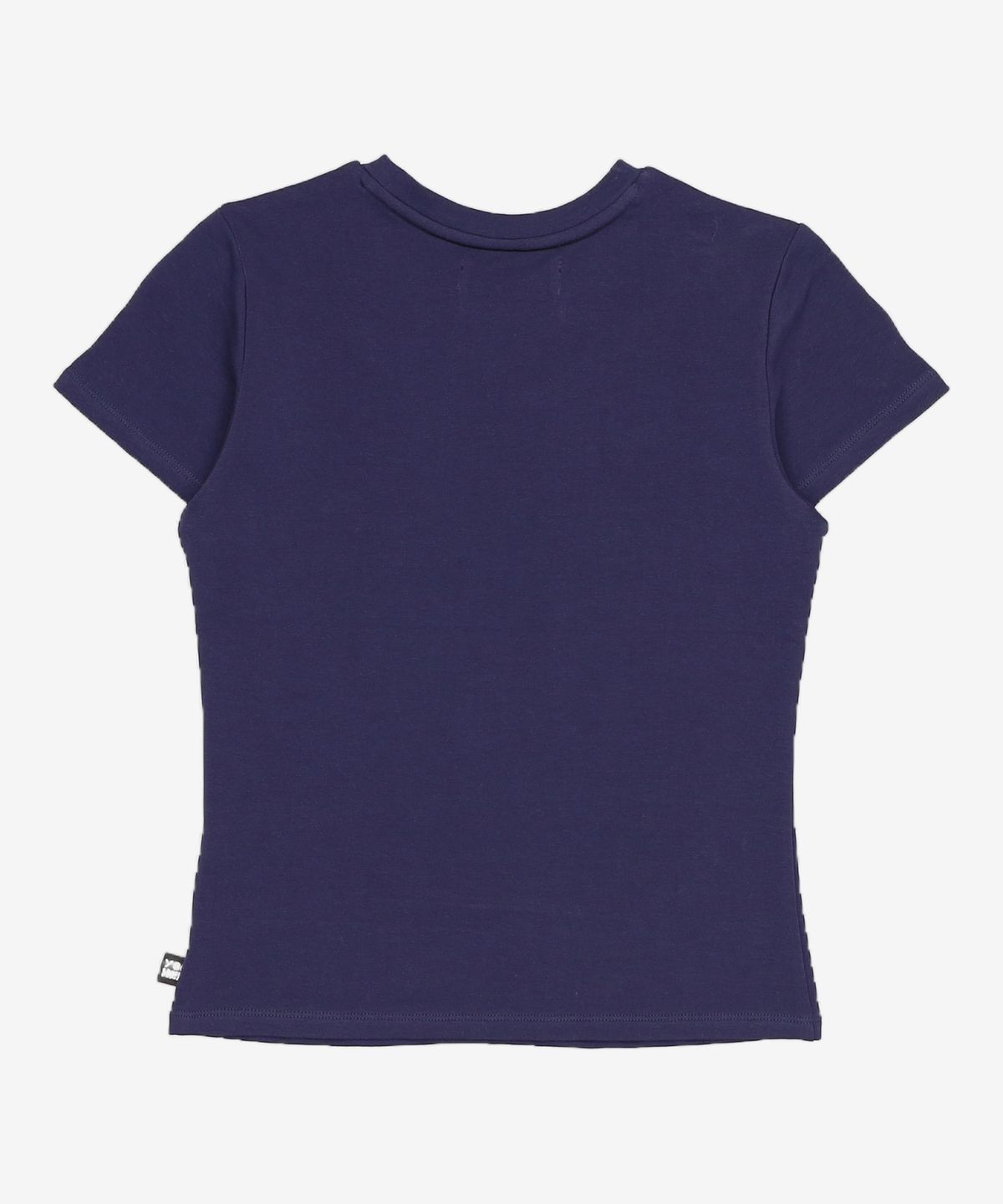 유희(YOUHEE) LETTERING T-SHIRT NAVY FREE