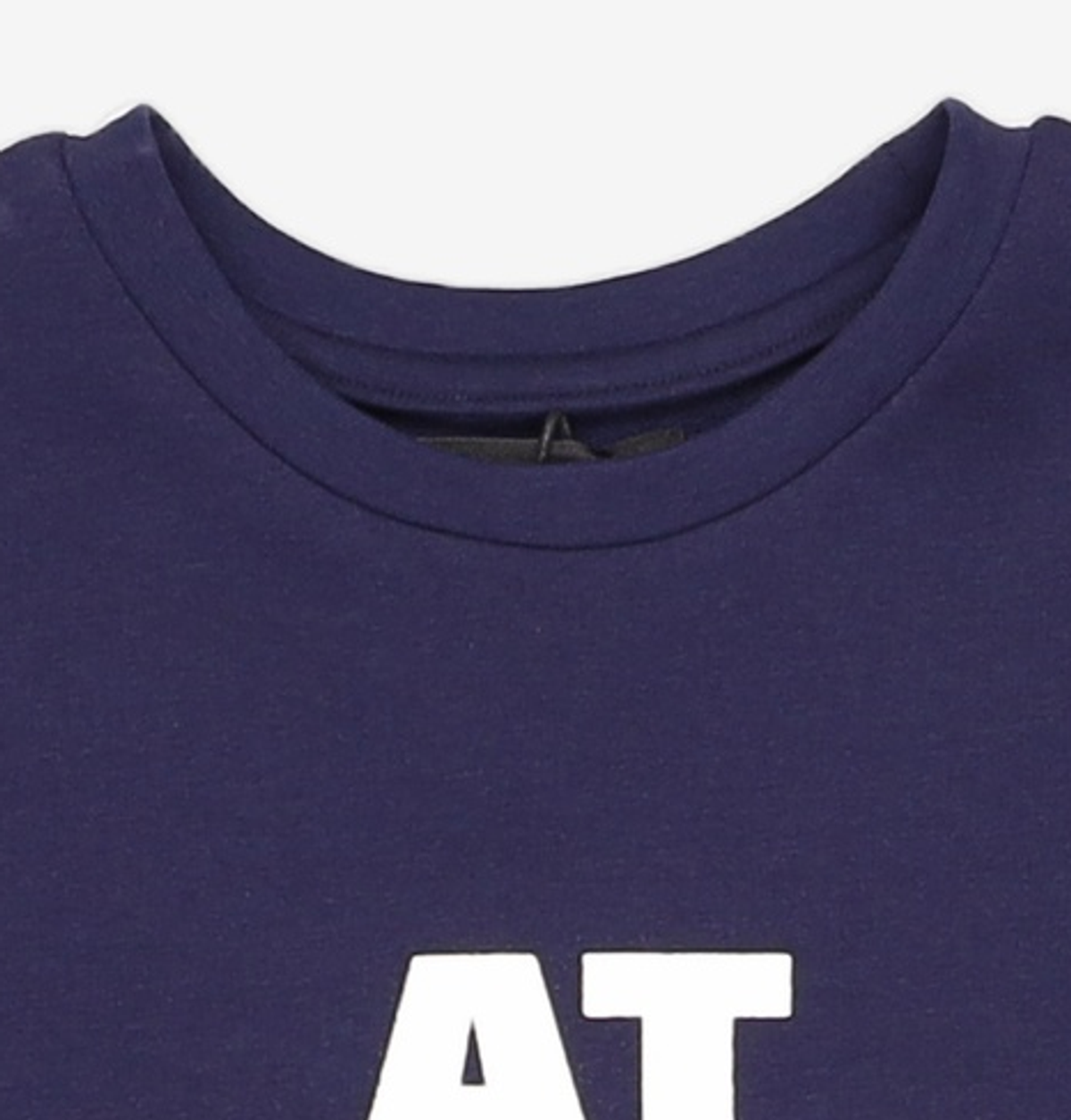 유희(YOUHEE) LETTERING T-SHIRT NAVY FREE