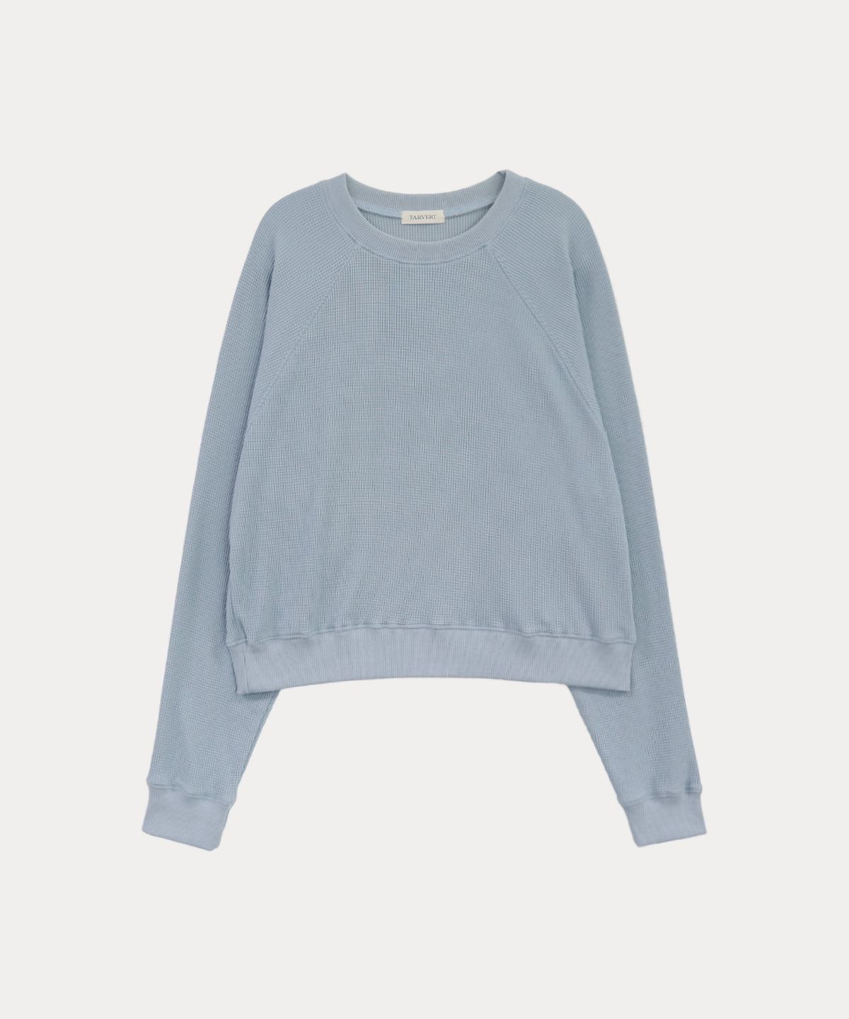 타버트(TARVERT) Renin Waffle Sweatshirt - Sky Blue