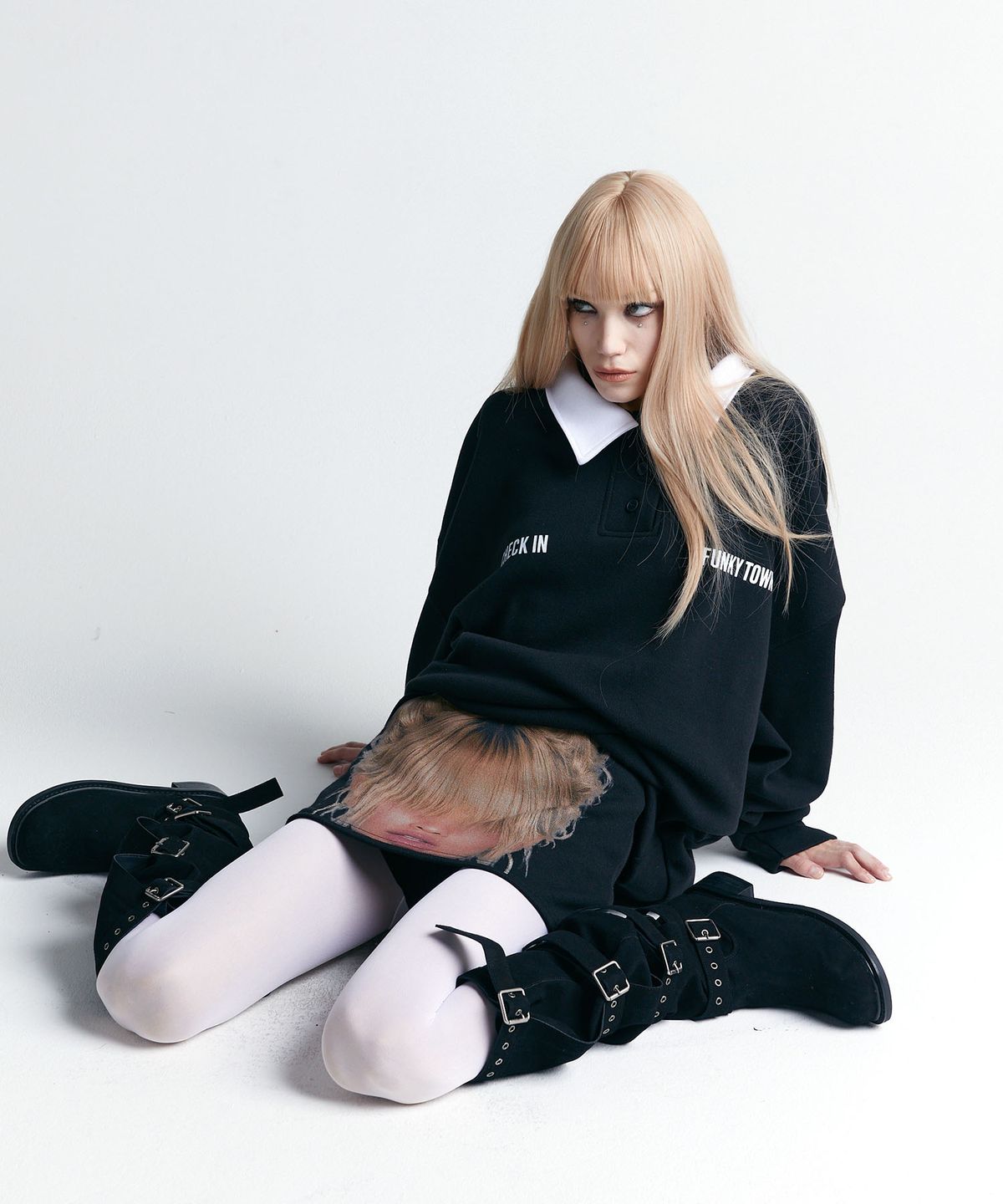 반타픽시(VANTA PIXXIE) PK 미니 스커트_블랙