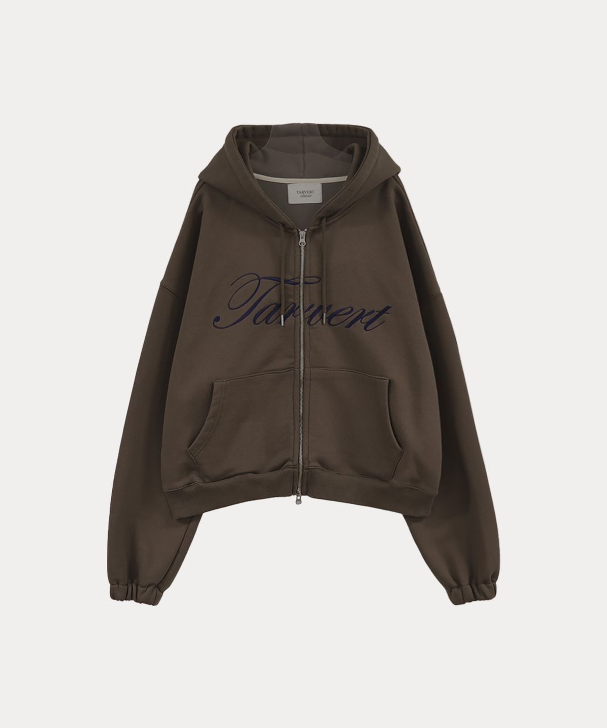 타버트(TARVERT) Tarvert Hooded Zip Up - Brown