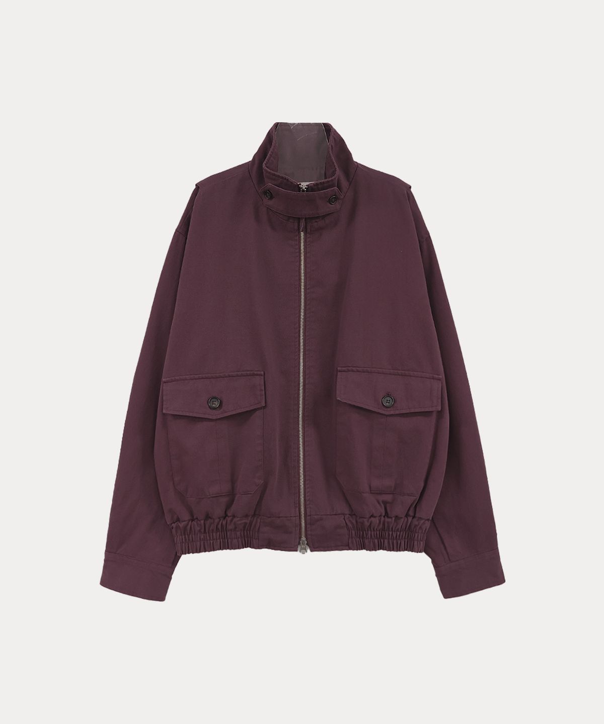타버트(TARVERT) Rako Washed Blouson Jumper - Grape