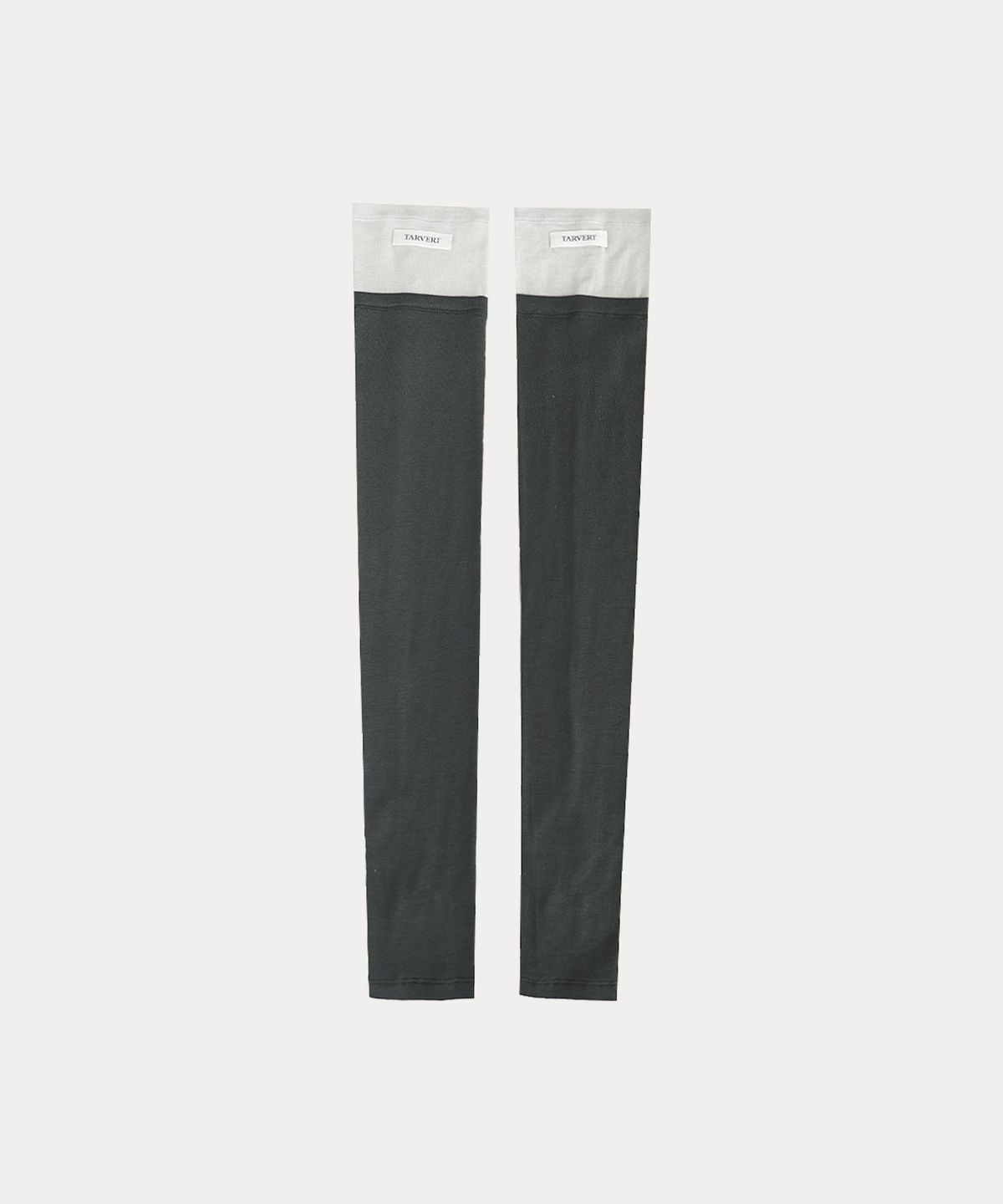 타버트(TARVERT) Logo Layered Legwarmers - Charcoal