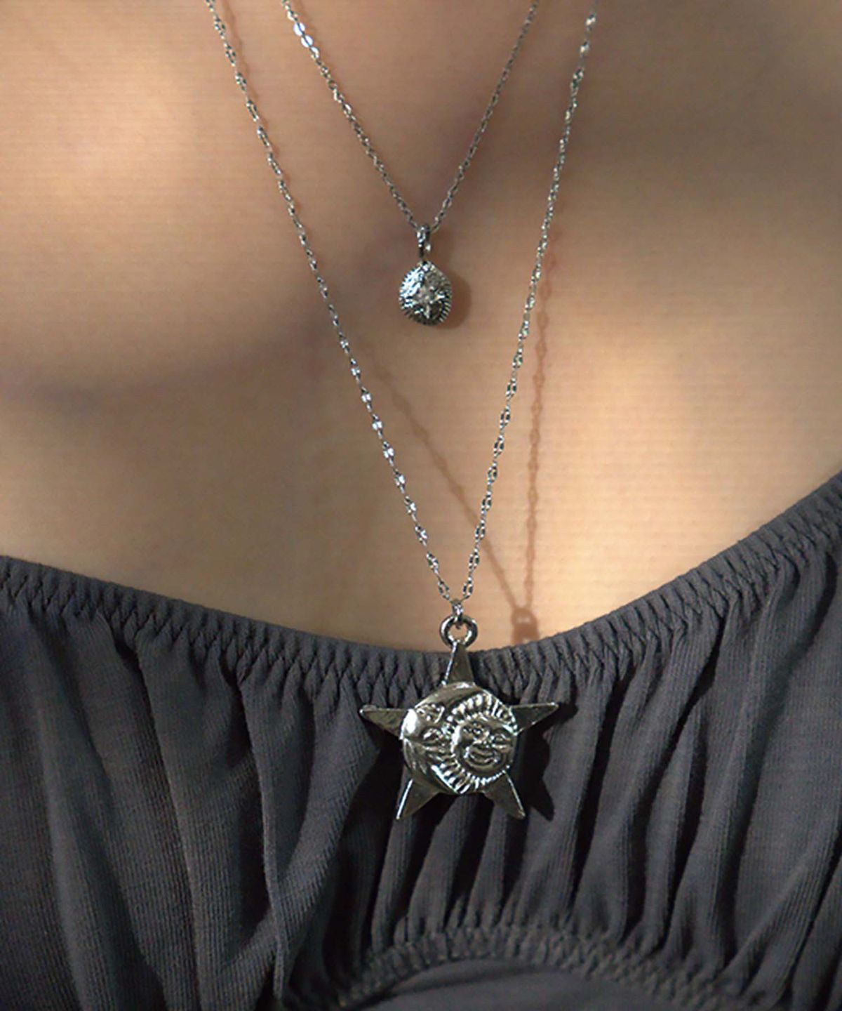 보호 리베리튜드(BOHO LIBERTUDE) Lune Drop Necklace