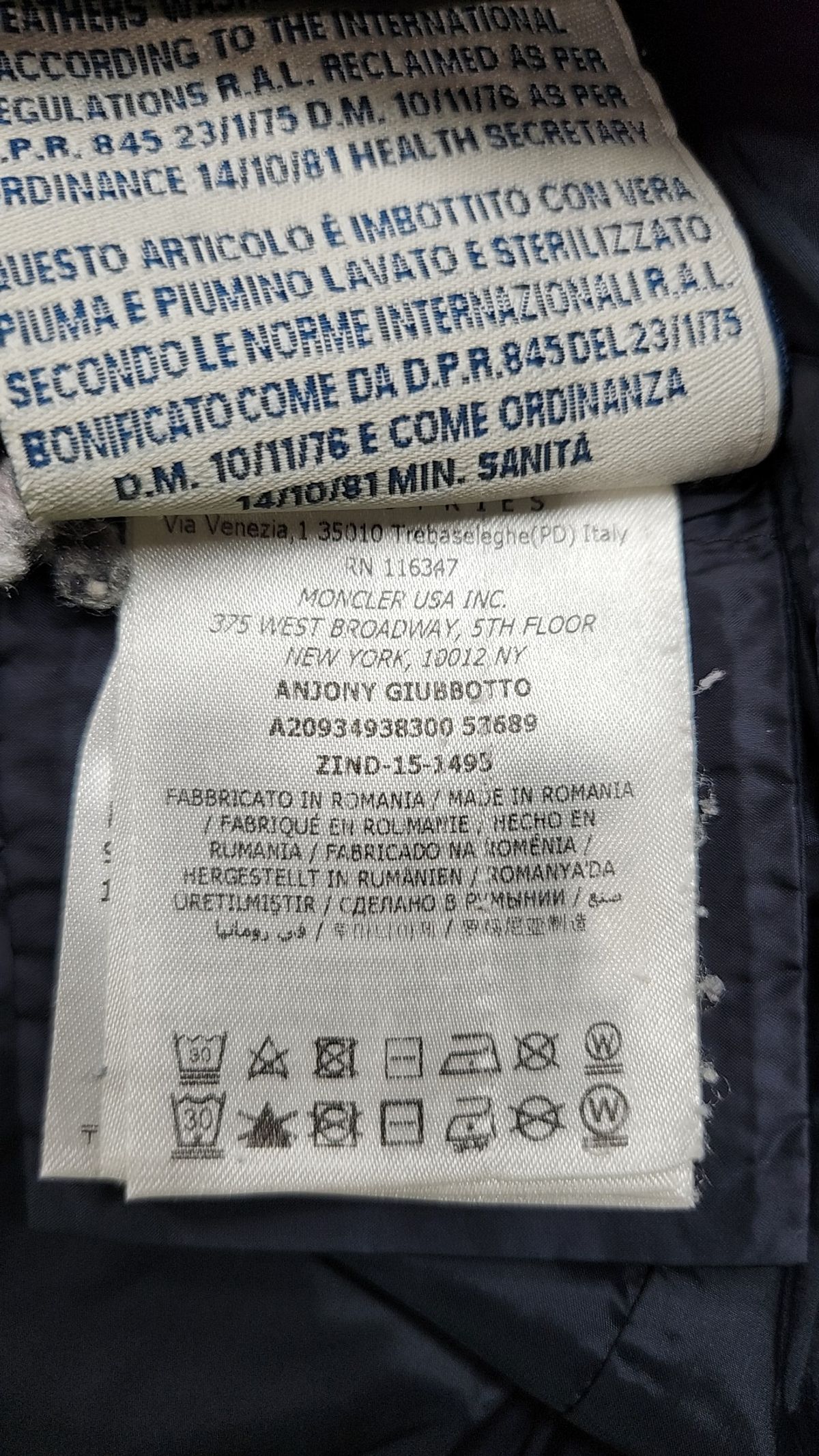몽클레르(MONCLER) 롱 패딩/롱 헤비 아우터 XS