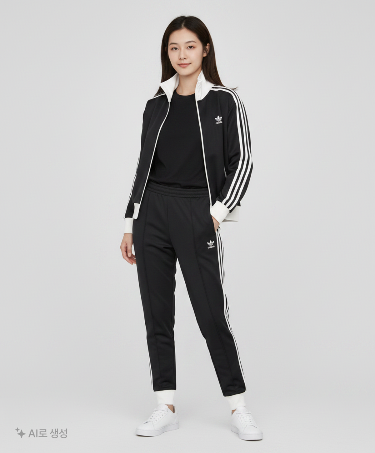 아디다스(ADIDAS) 클래식 트랙탑 - 블랙 / IK0430 2XS-XS