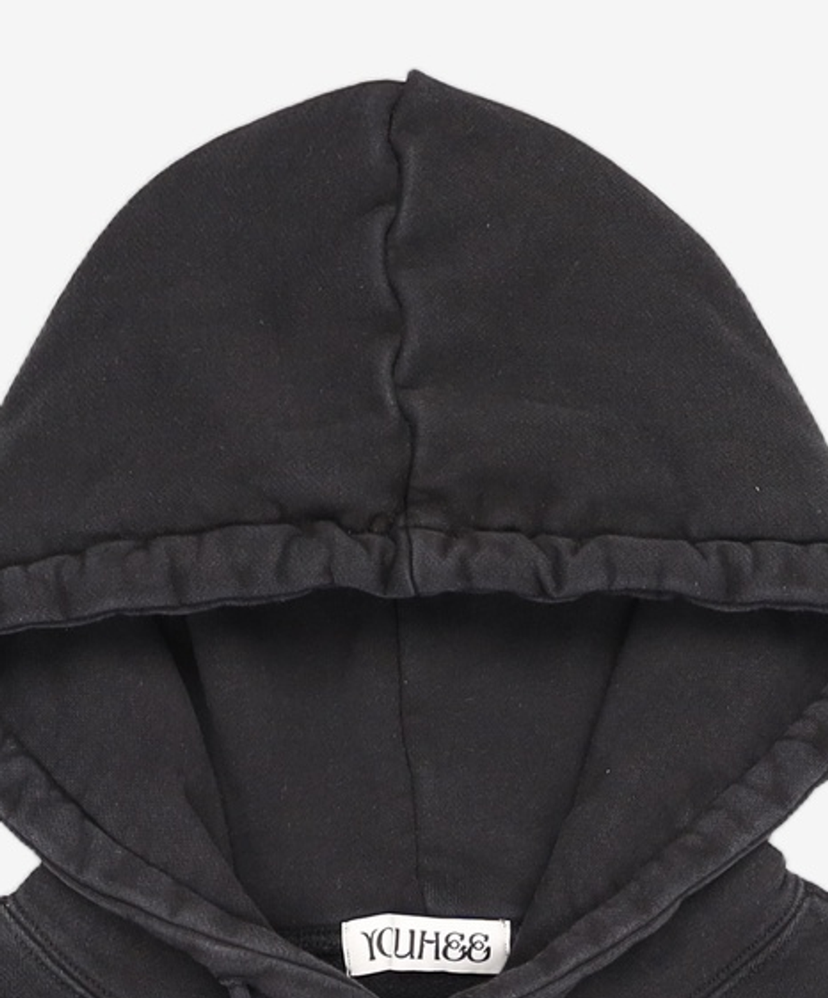유희(YOUHEE) YOUHEE X LITTLE TWIN STAR LETTERING HOODIE BLACK S
