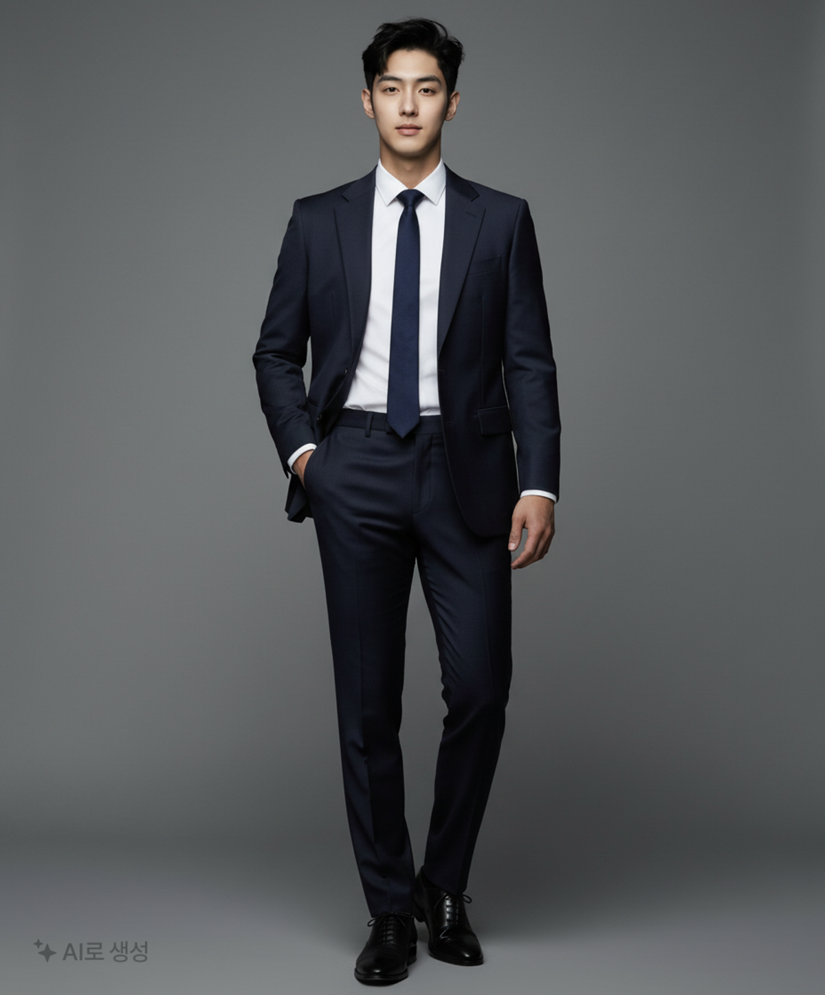 커스텀멜로우(CUSTOMELLOW) silk blended navy suit jacket _CWFBW22654NYX 105