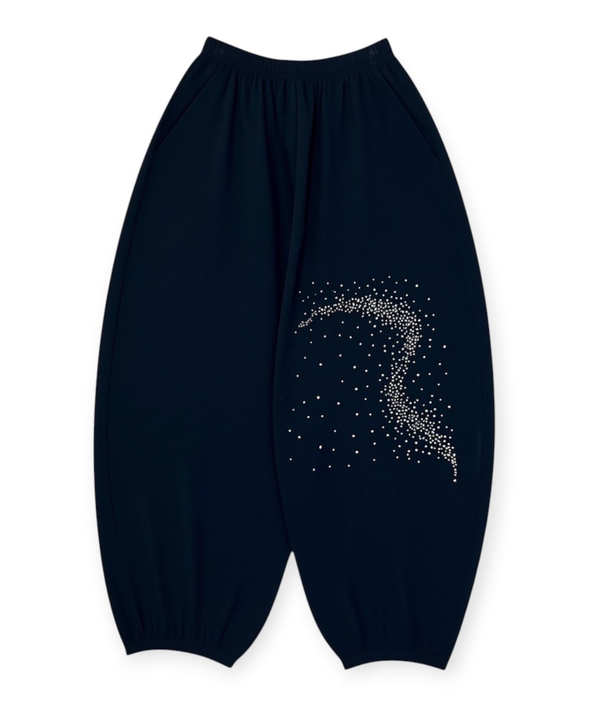 본슬리피(BORN SLIPPY) Future Wave Balloon Soft Pants (Black)