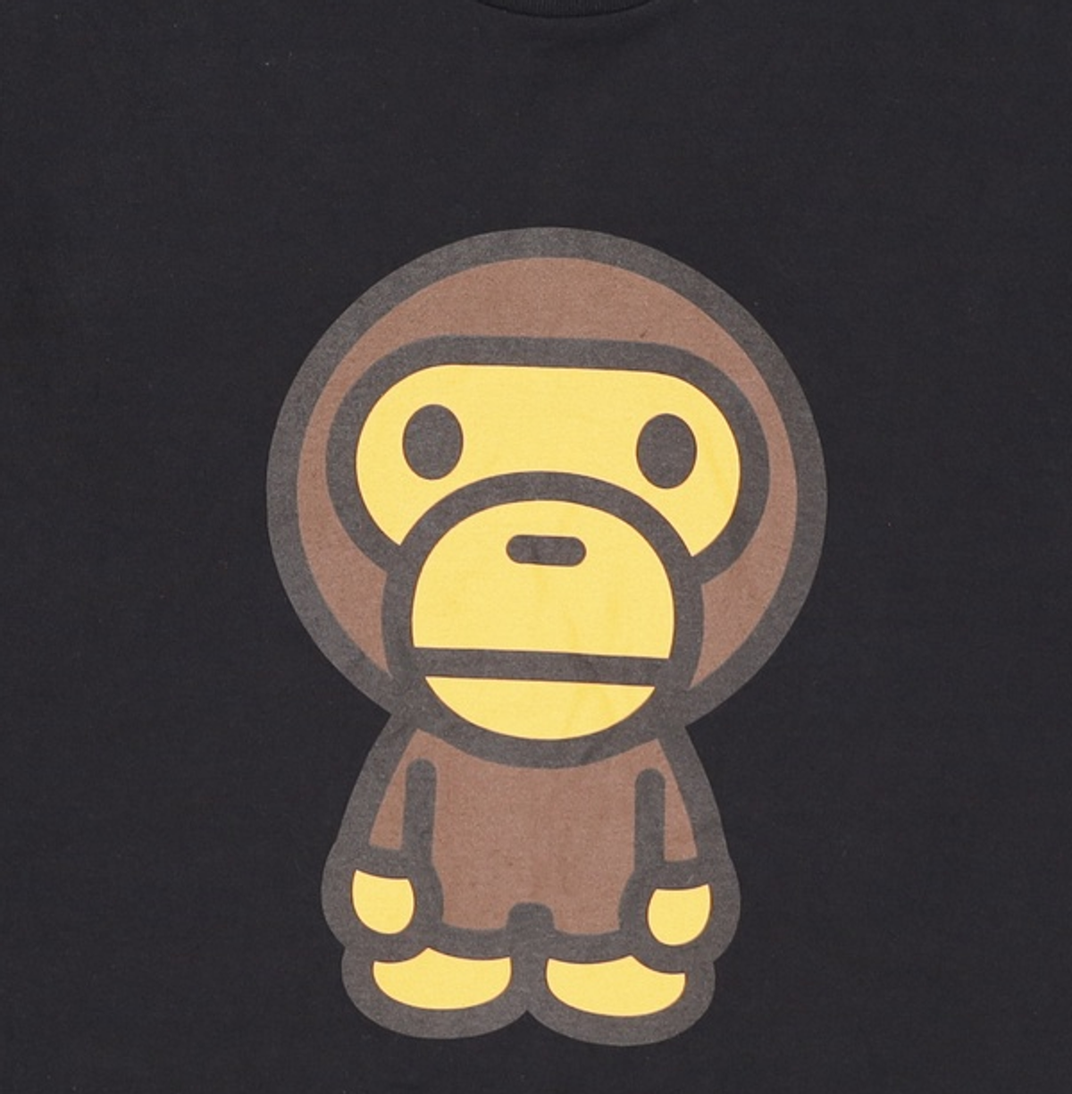 베이프(BAPE) 빅 베이비 마일로 티셔츠(M) BLACK L