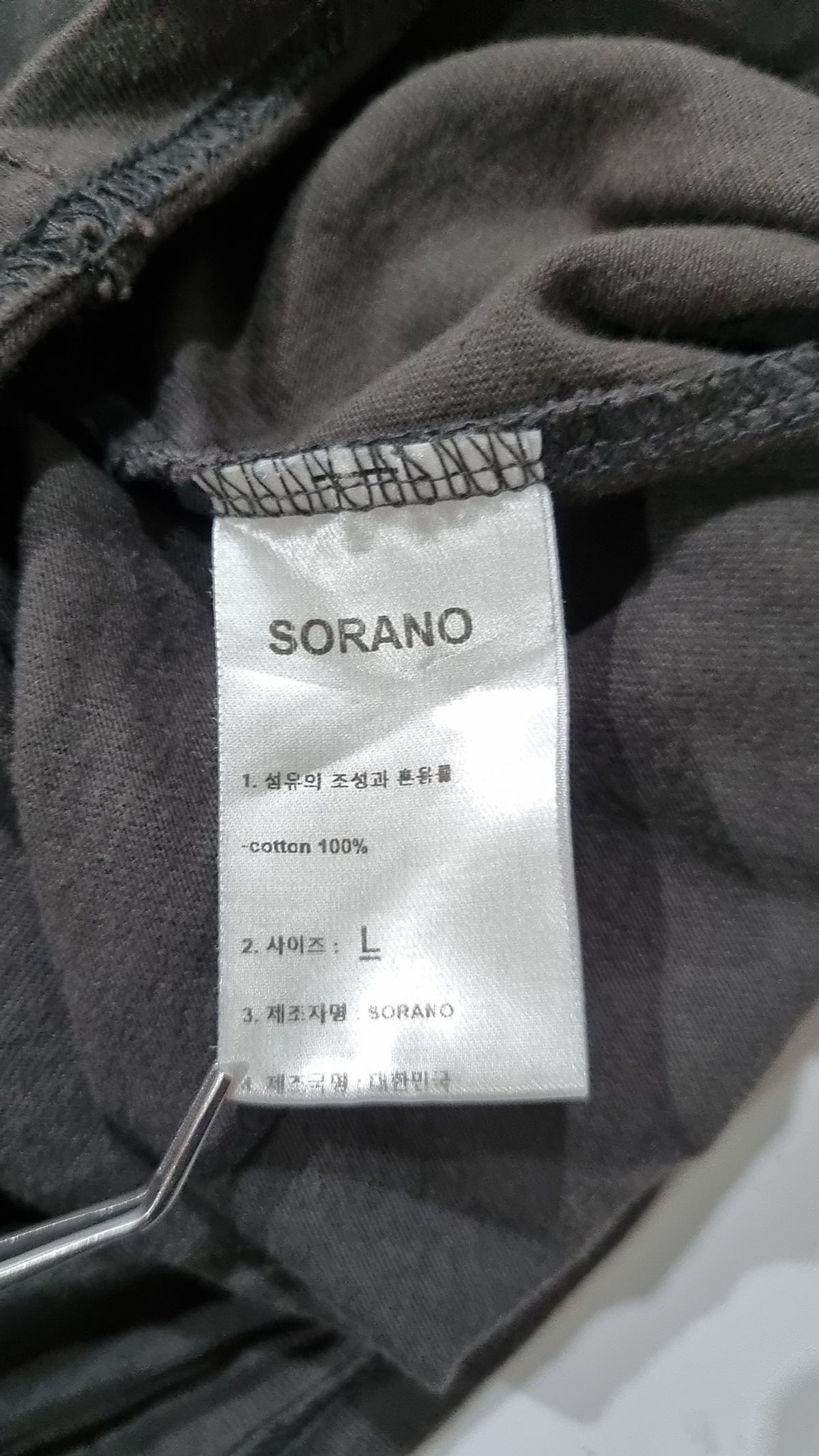소라노(SORANO) 반소매 티셔츠 L