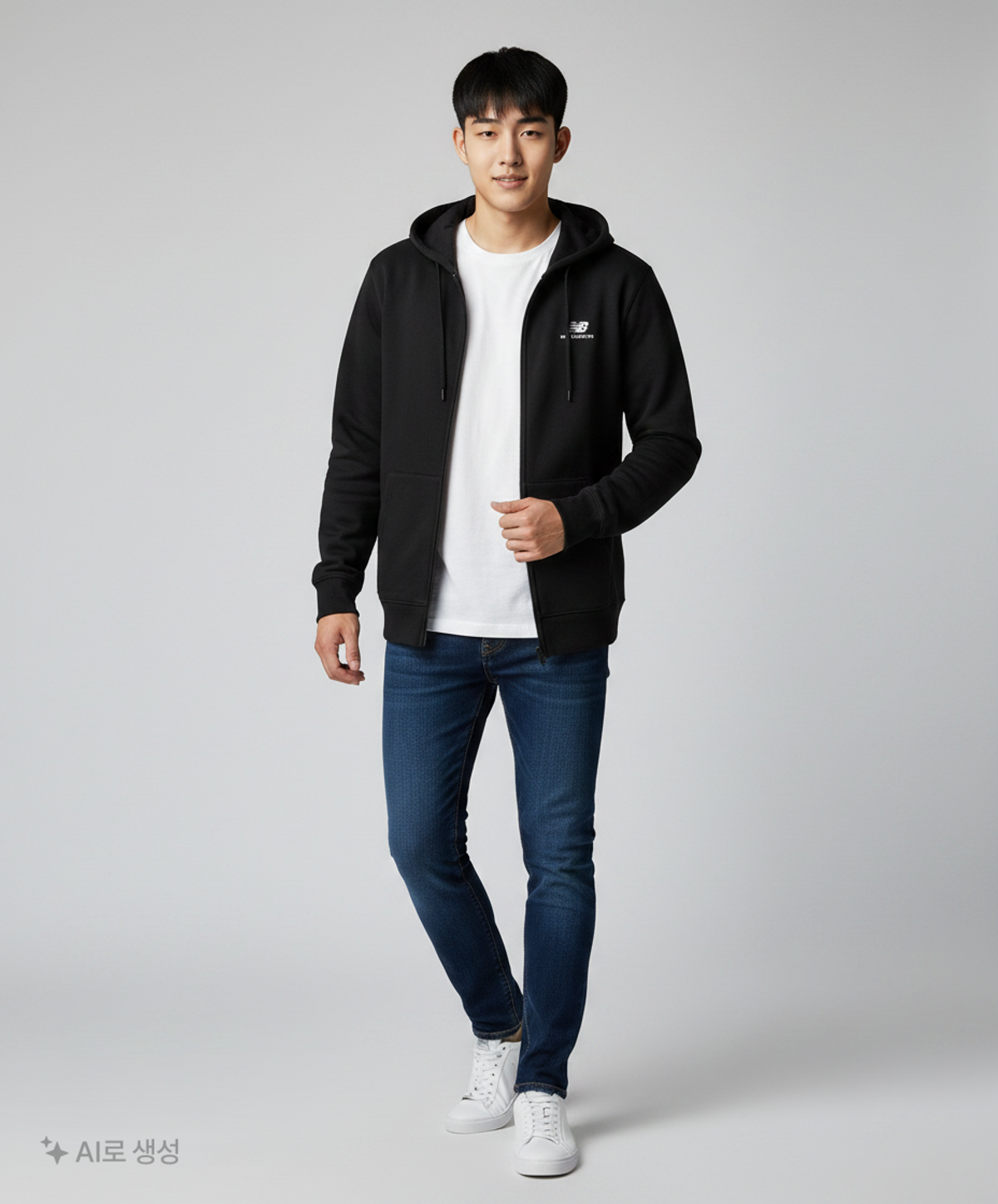 뉴발란스(NEW BALANCE) 후드 집업 L