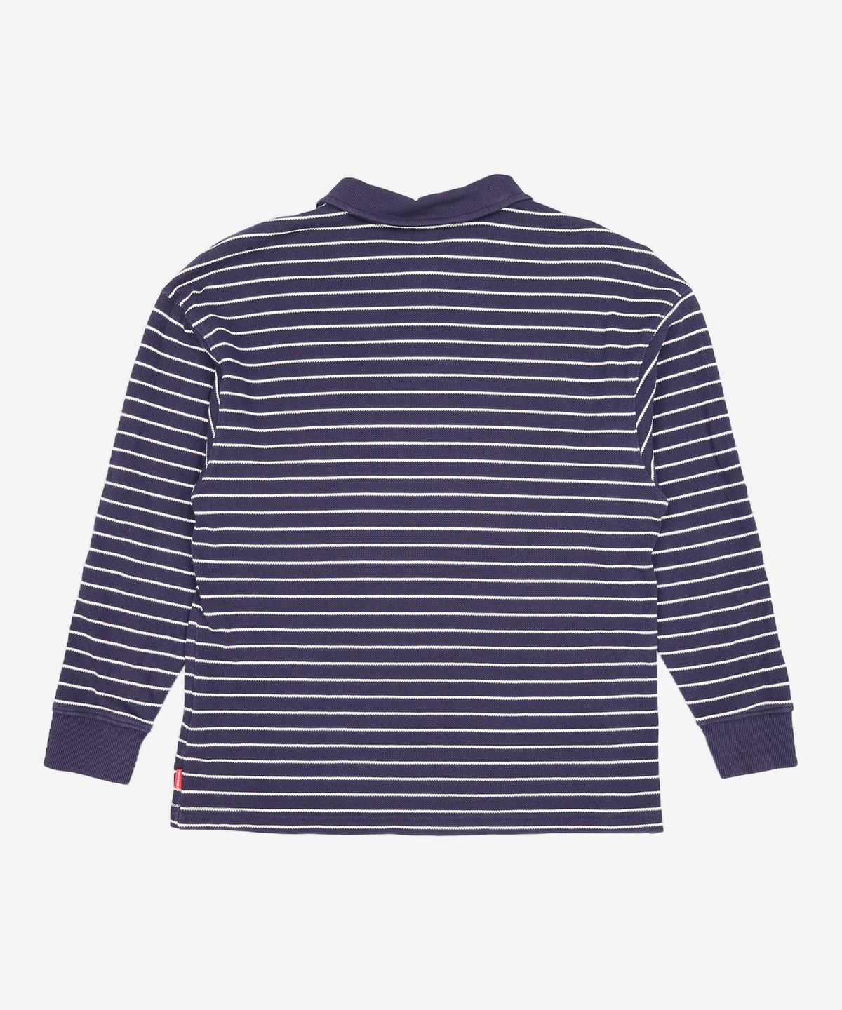 꼬모니노즈(COMONINOZ) STRIPE COLLAR T-SHIRT [NAVY] S