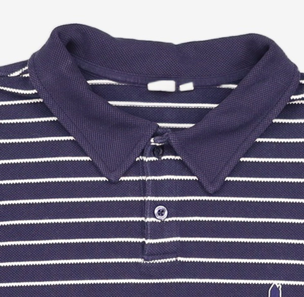 꼬모니노즈(COMONINOZ) STRIPE COLLAR T-SHIRT [NAVY] S