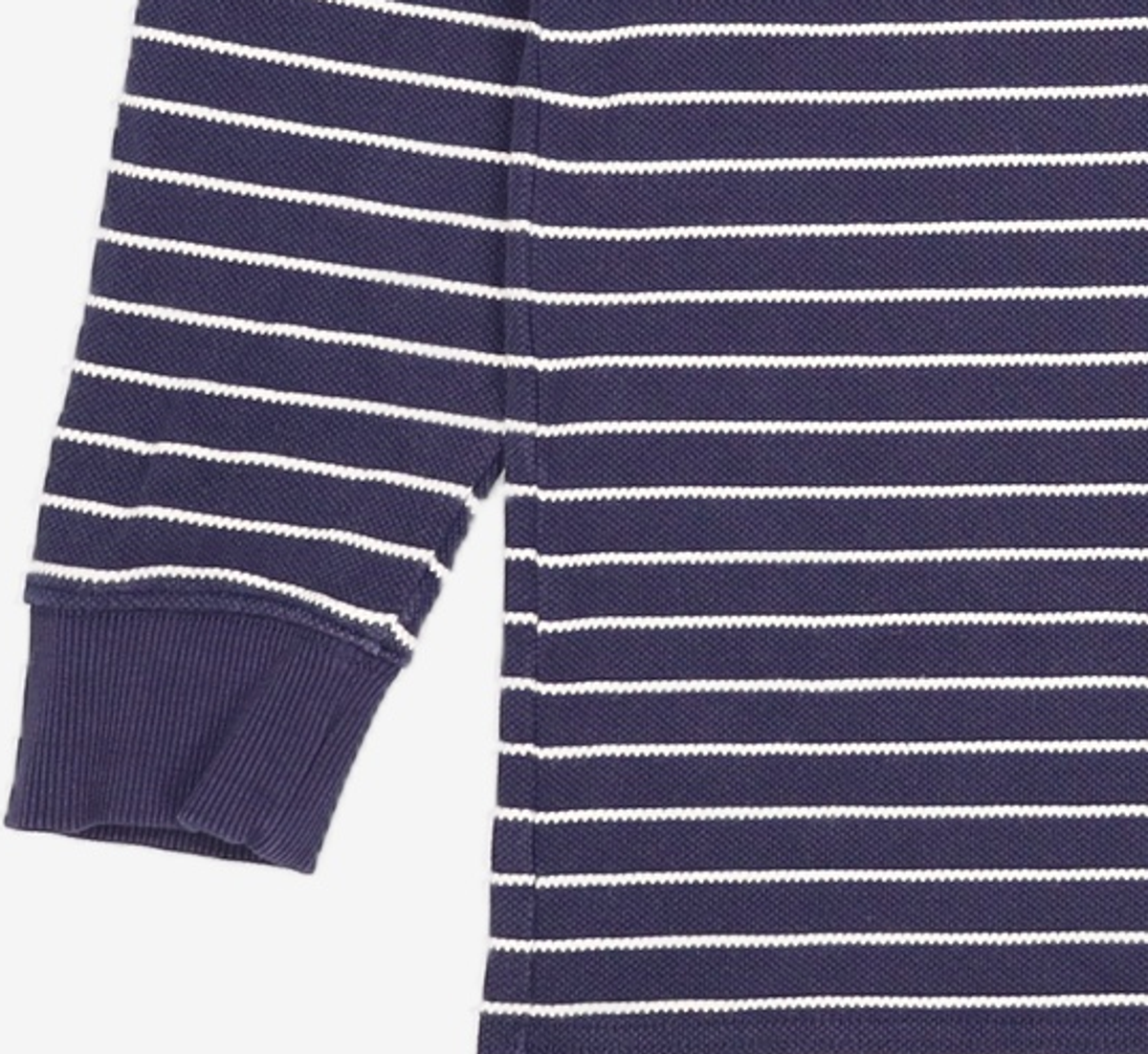 꼬모니노즈(COMONINOZ) STRIPE COLLAR T-SHIRT [NAVY] S