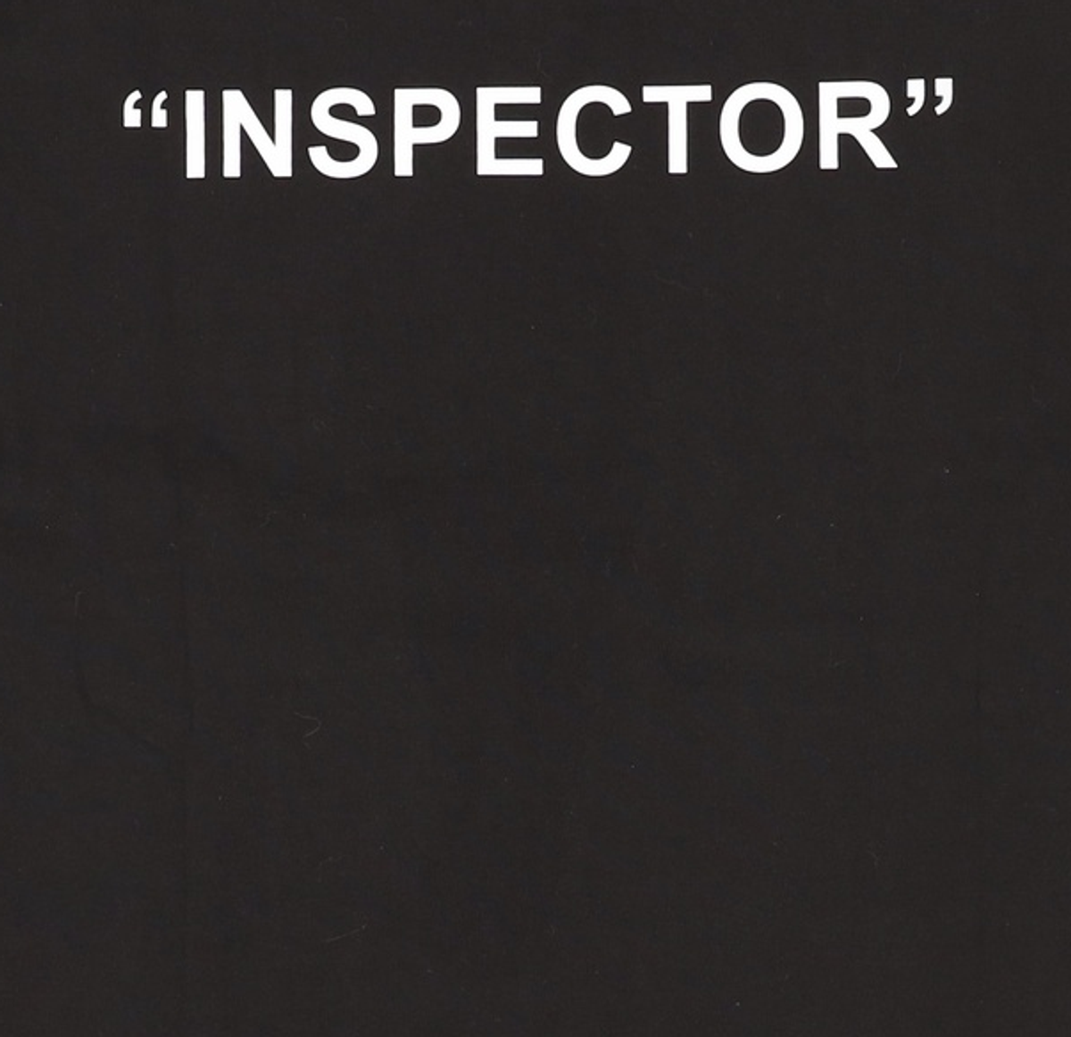 인스펙터(INSPECTOR) 반소매 티셔츠 M