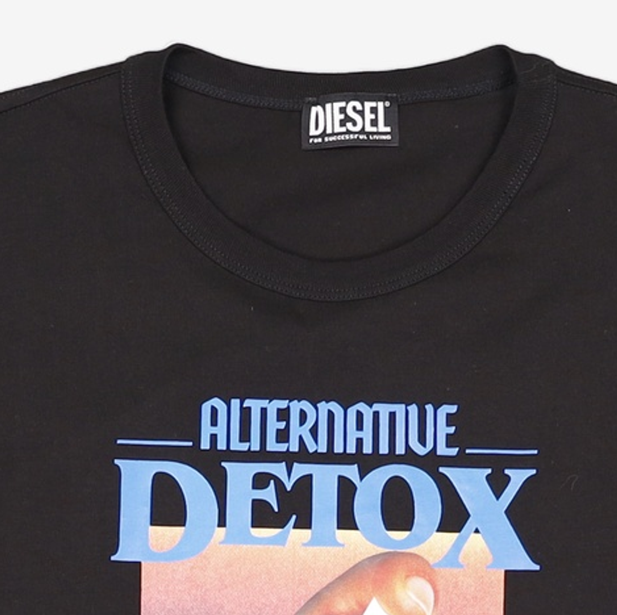 디젤(DIESEL) 남성 T 저스트 G4 반소매 티셔츠 - 화이트 / A086390CATM141SS23 L