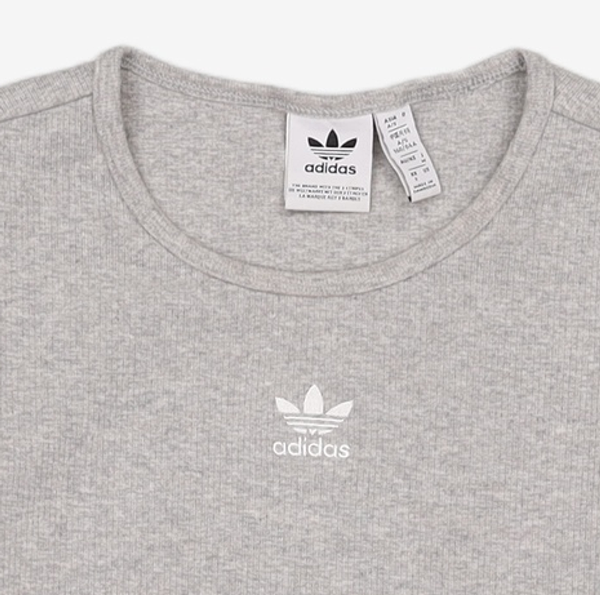 아디다스(ADIDAS) 립 롱슬리브 티 - 그레이 / IJ5386 S