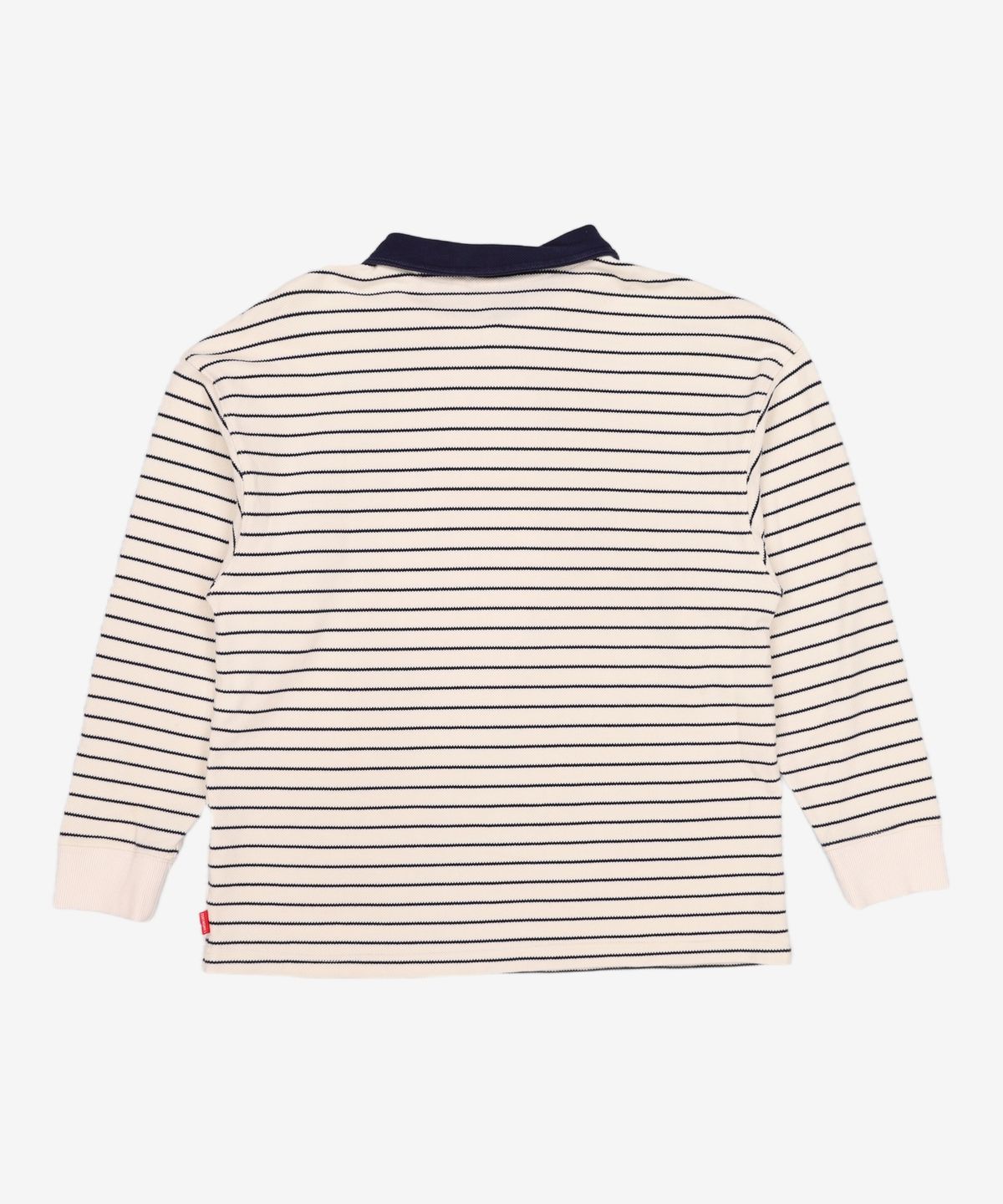 꼬모니노즈(COMONINOZ) STRIPE COLLAR T-SHIRT [IVORY] S