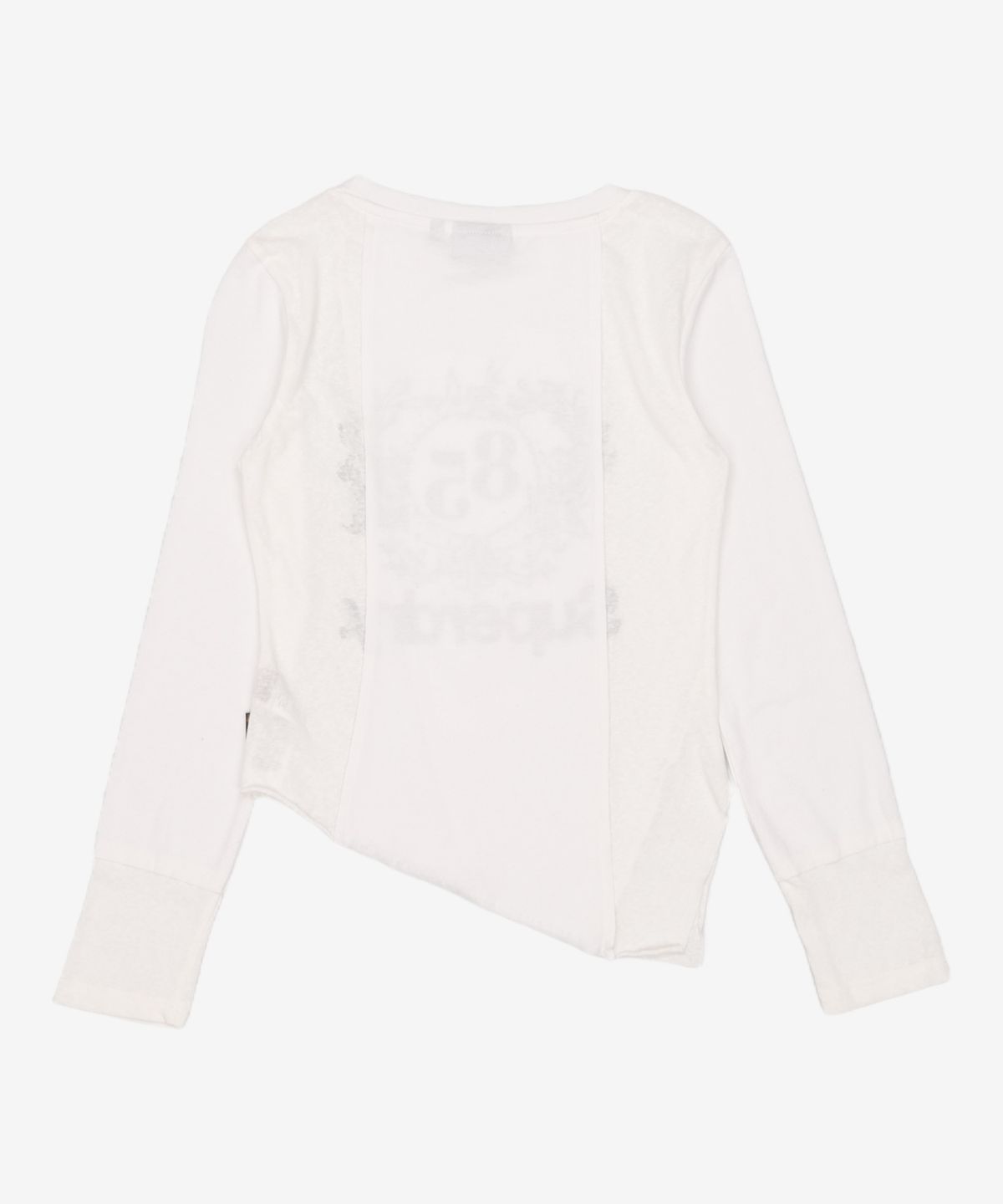 슈퍼드라이(SUPERDRY) W 커팅 롱슬리브 화이트 M