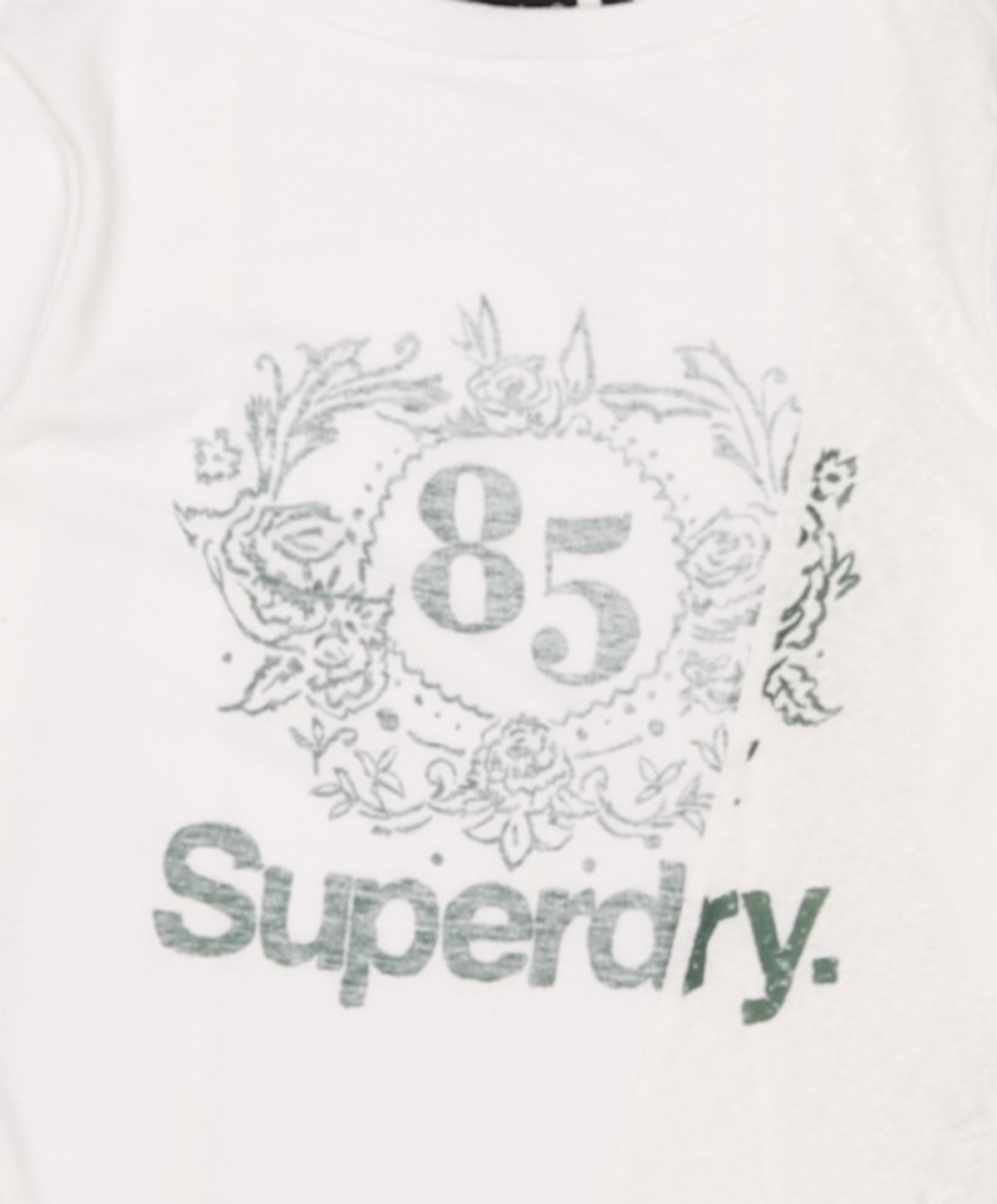 슈퍼드라이(SUPERDRY) W 커팅 롱슬리브 화이트 M