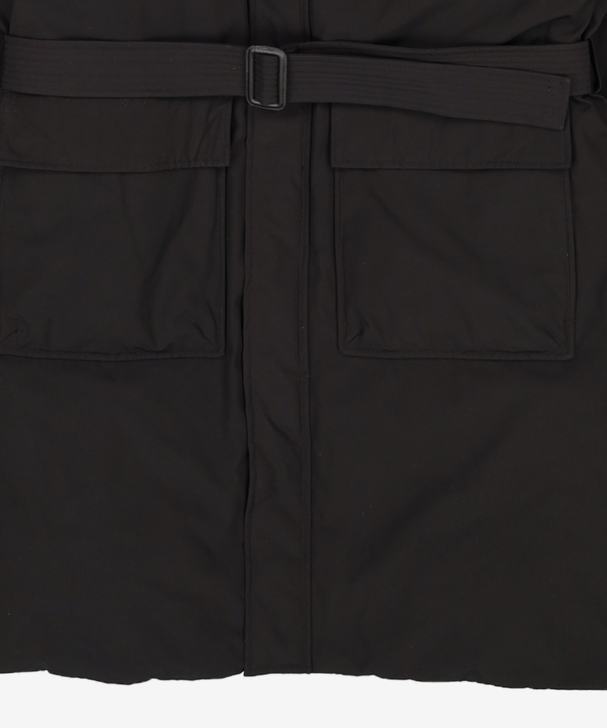 메종미네드(MAISON MINED) BLACK DOUBLE LONG GOOSE DOWN M