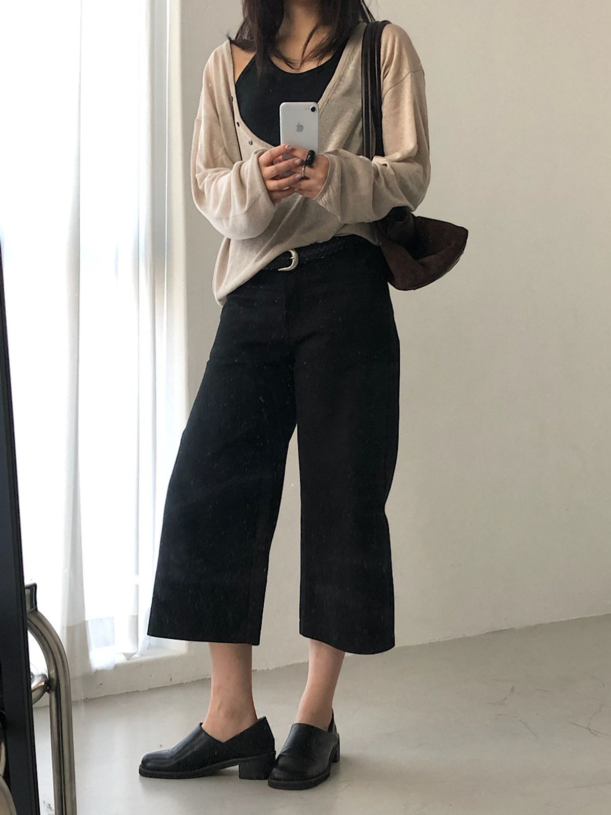 아포엠(APOEM) Cotton Capri Pants (2C)