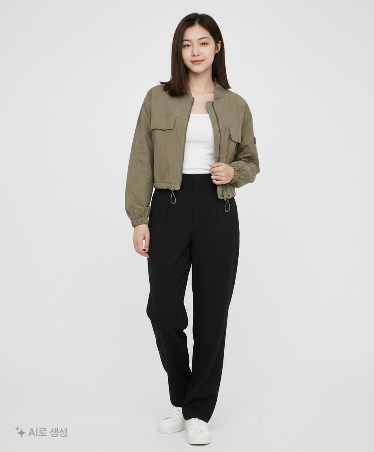 미쏘(MIXXO) 하이넥 아웃포켓 점퍼_MIWJJD936C M