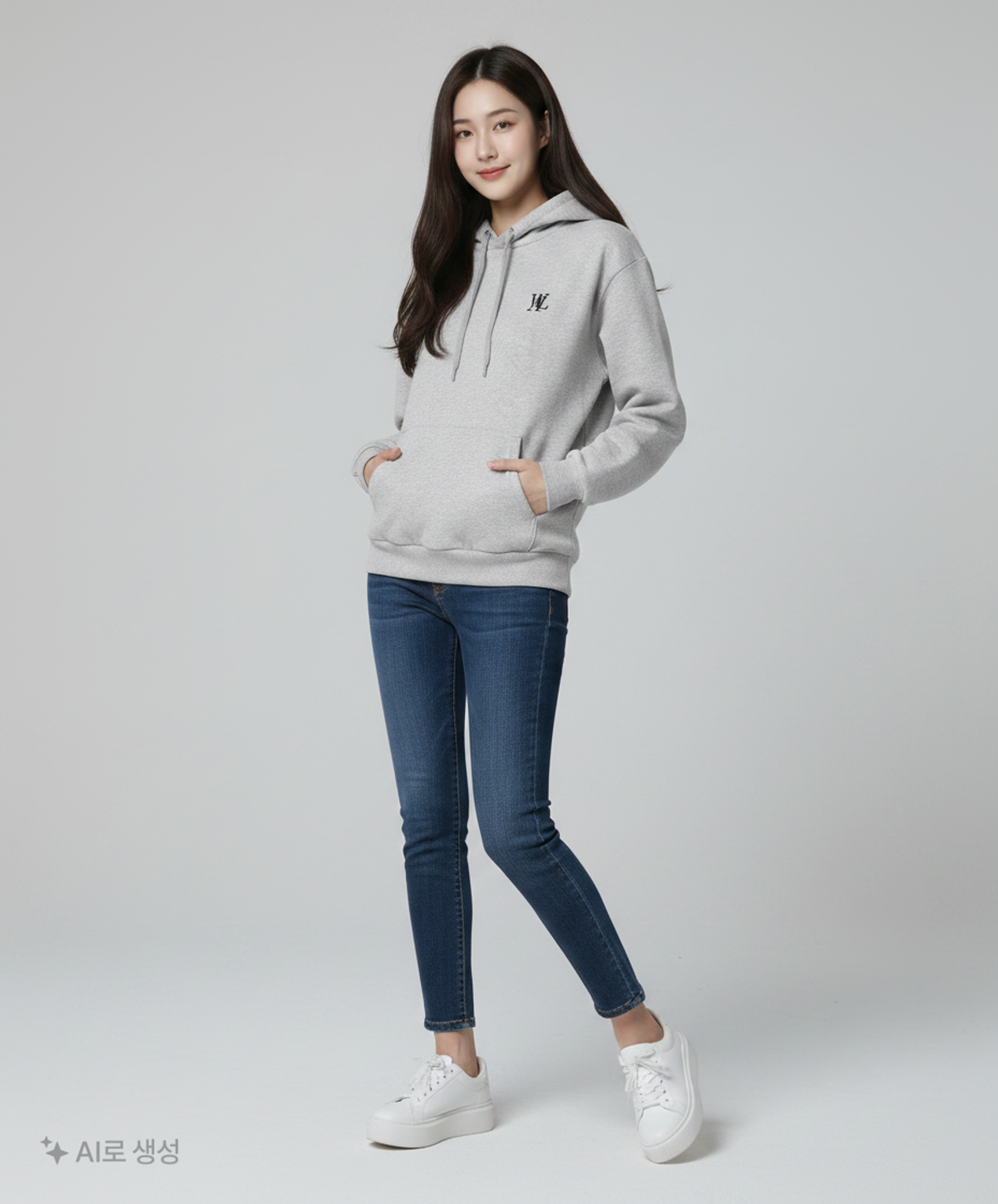 우알롱(WOOALONG) 후드 티셔츠 S