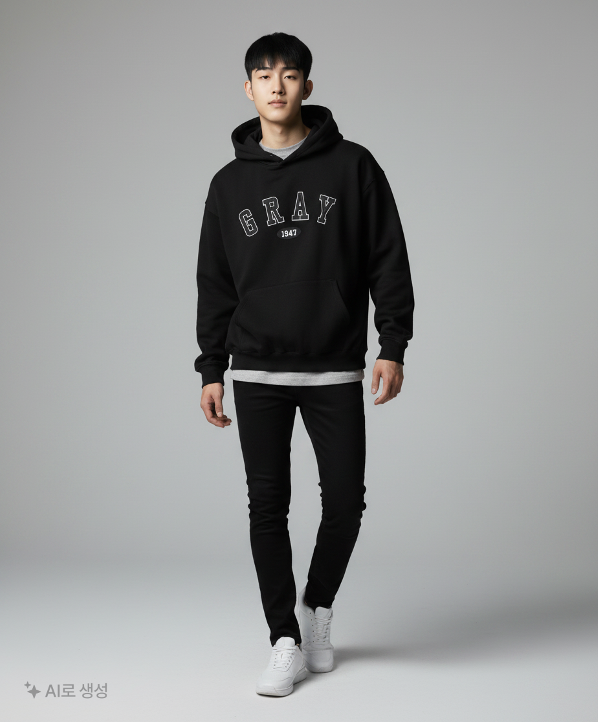 느와(NOIR) 후드 티셔츠 3XL