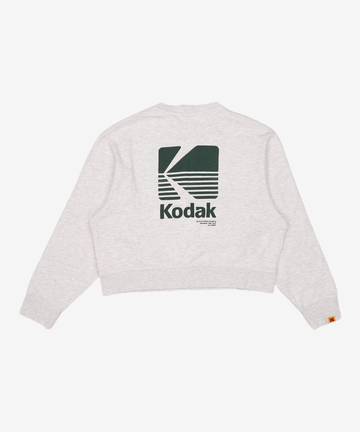 코닥(KODAK) 에센셜 시그니처 로고 맨투맨 우먼 MELANGE GREY 100