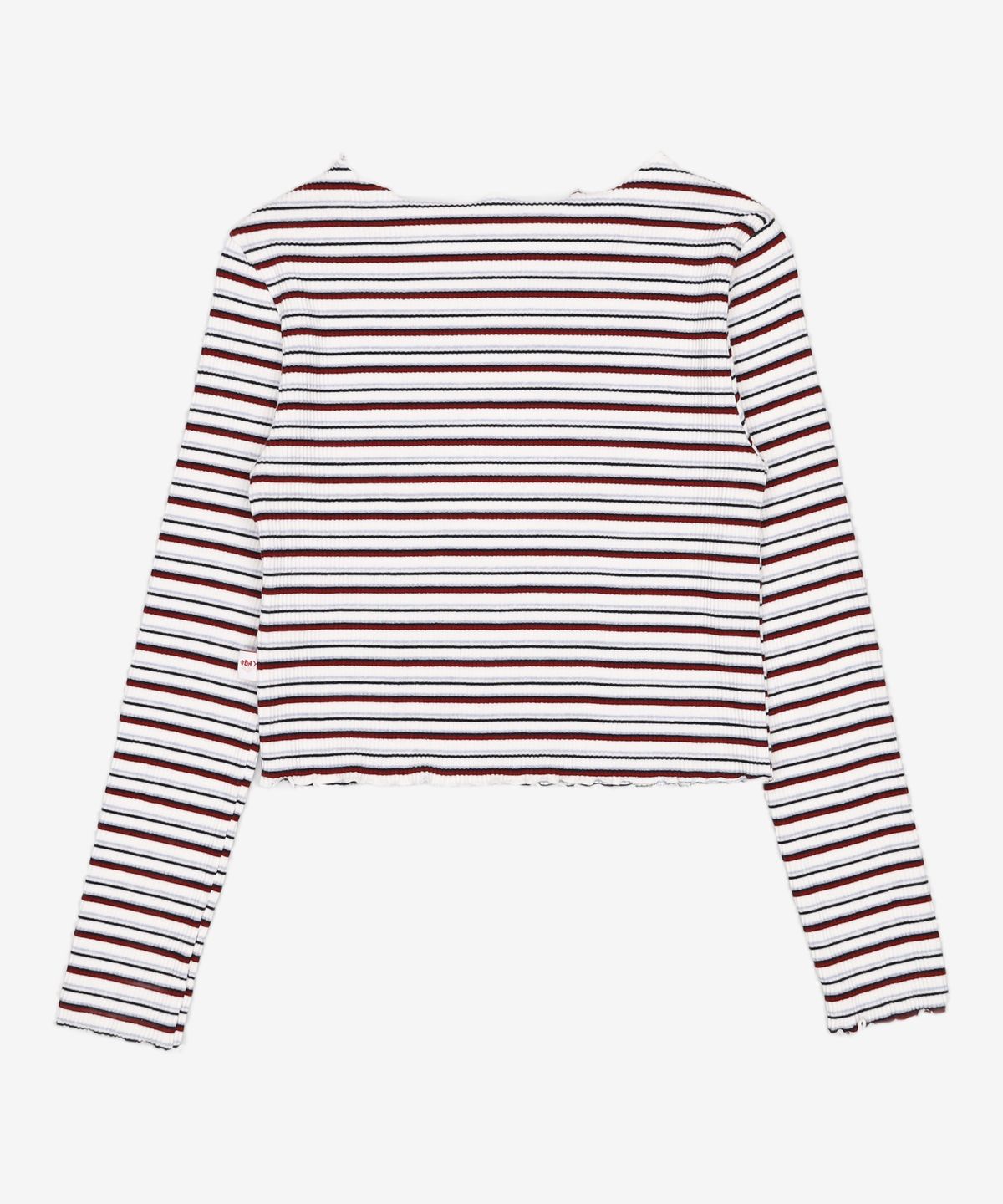 오디너리 홀리데이(ORDINARY HOLIDAY) 물결단가라크롭티셔츠 Stripe Crop T-shirts FREE