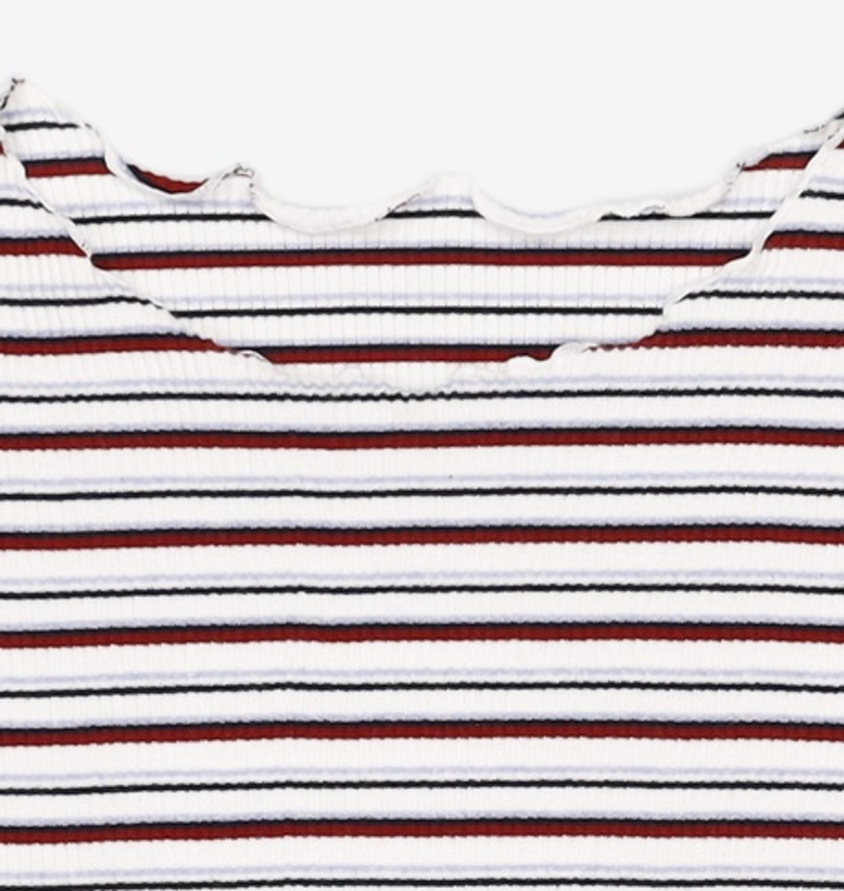오디너리 홀리데이(ORDINARY HOLIDAY) 물결단가라크롭티셔츠 Stripe Crop T-shirts FREE
