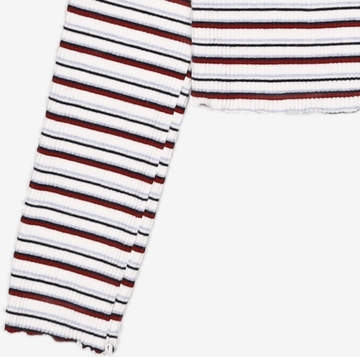 오디너리 홀리데이(ORDINARY HOLIDAY) 물결단가라크롭티셔츠 Stripe Crop T-shirts FREE