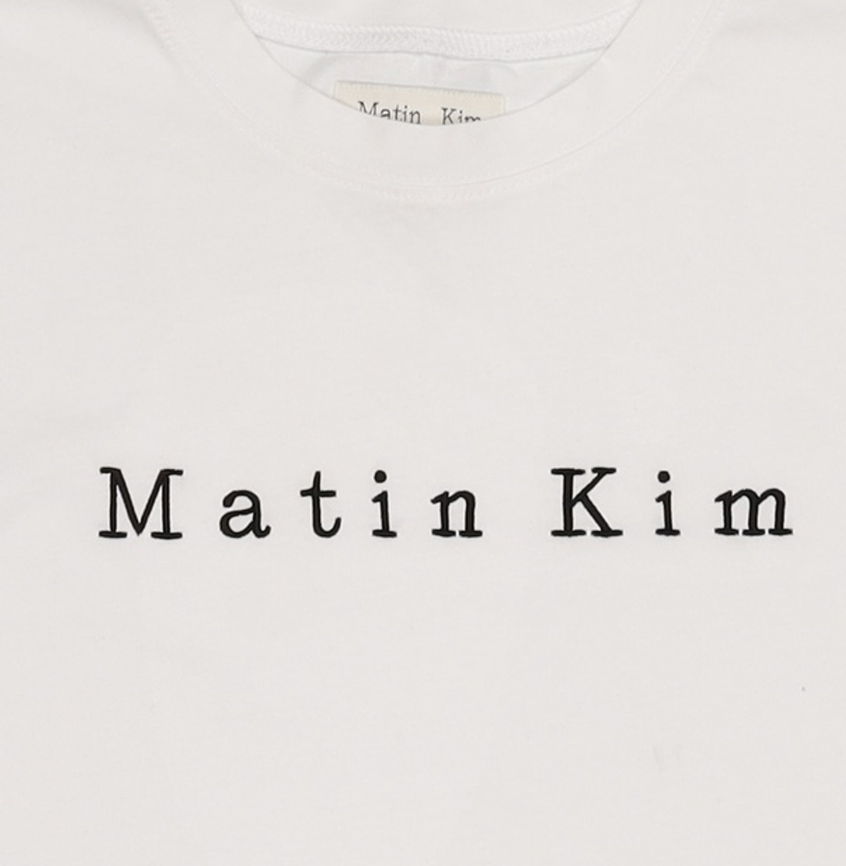 마뗑킴(MATIN KIM) 반소매 티셔츠 FREE