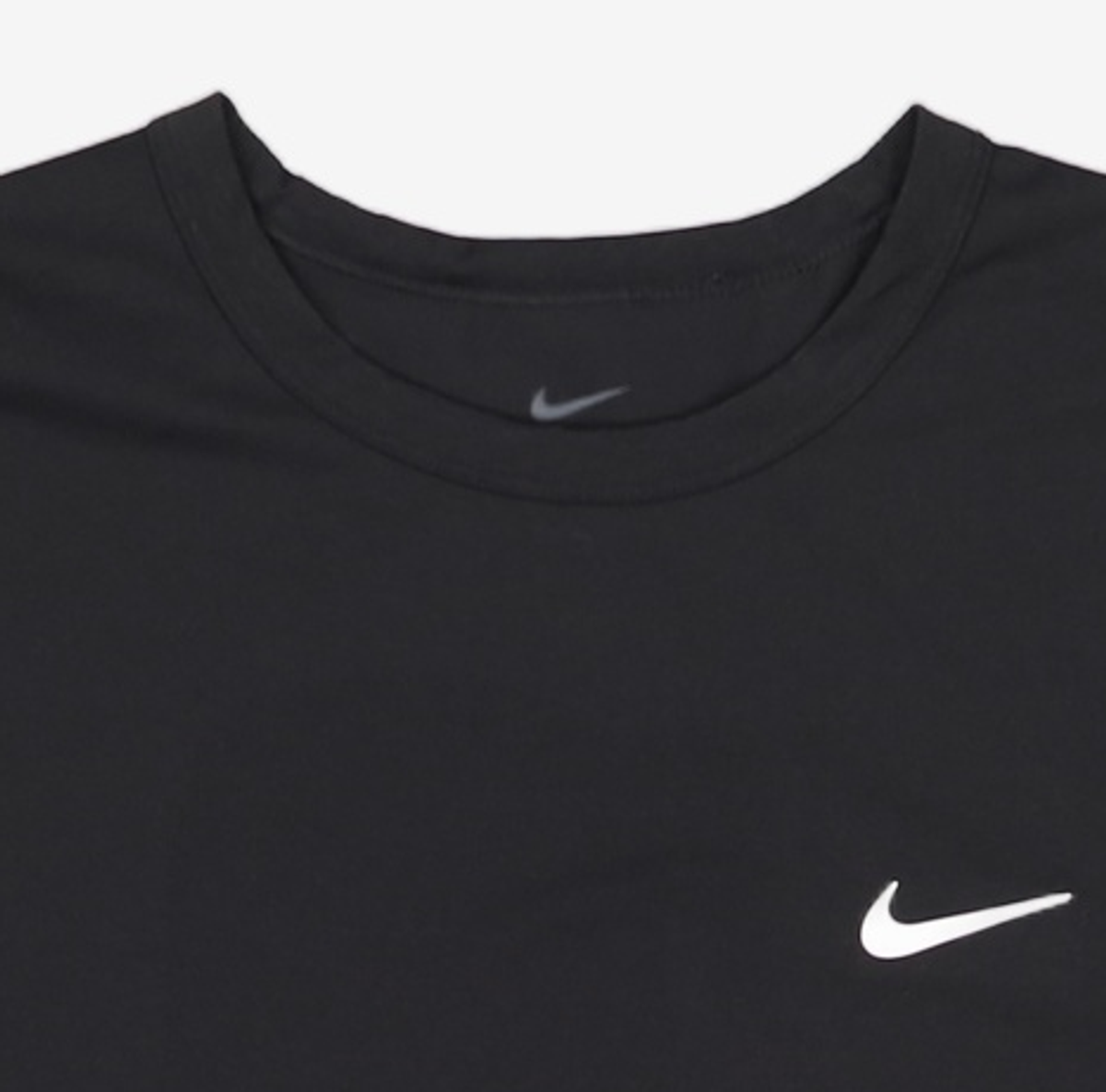 나이키(NIKE) 드라이 핏 UV 하이버스 반소매 피트니스 탑 M - 블랙:화이트 / DV9840-010 XXL