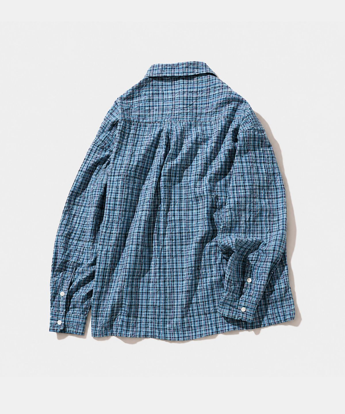 다이아몬드 레이라(DIAMOND LAYLA) Woven Twilight Blue Check Shirt S202