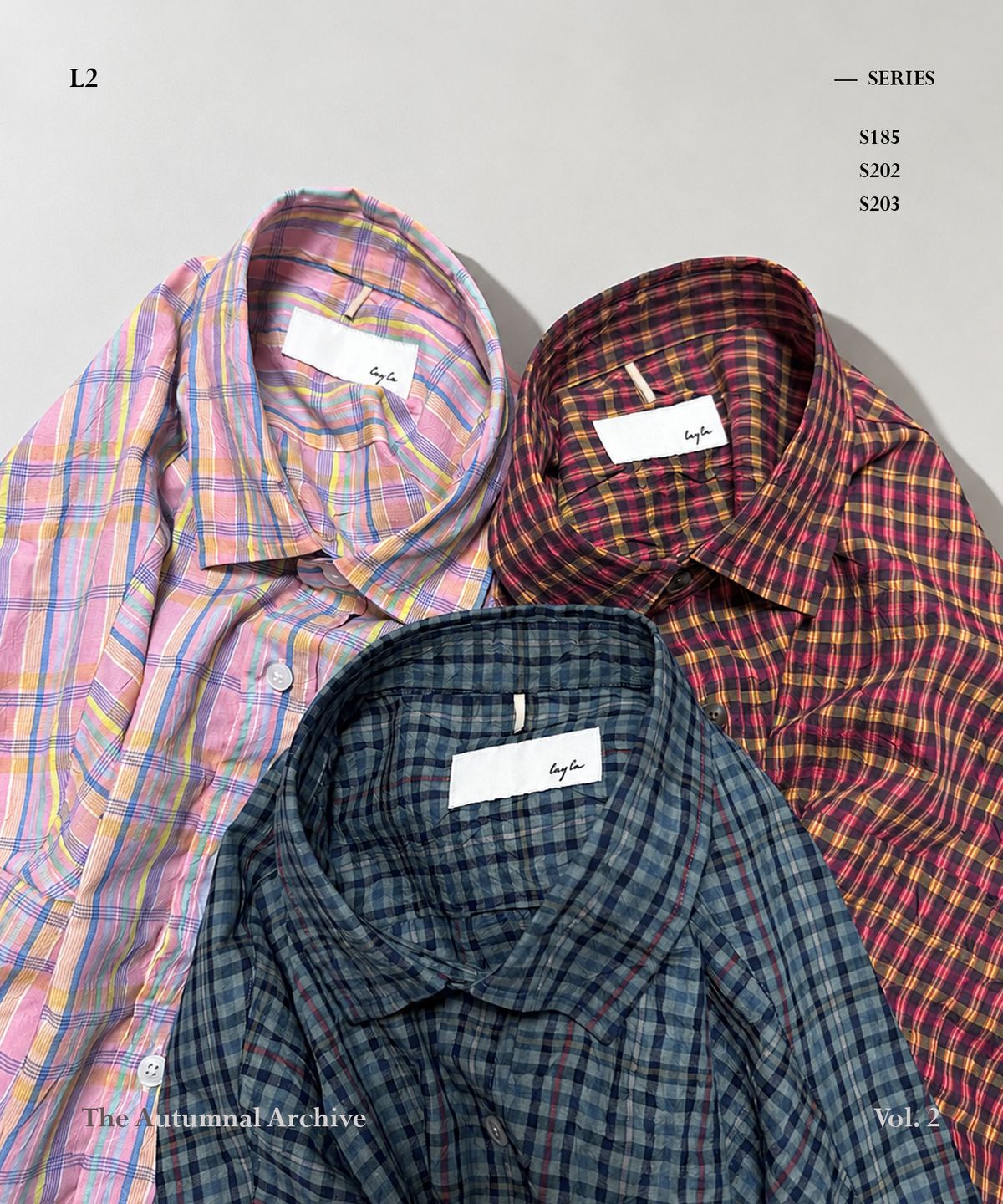 다이아몬드 레이라(DIAMOND LAYLA) Woven Twilight Blue Check Shirt S202