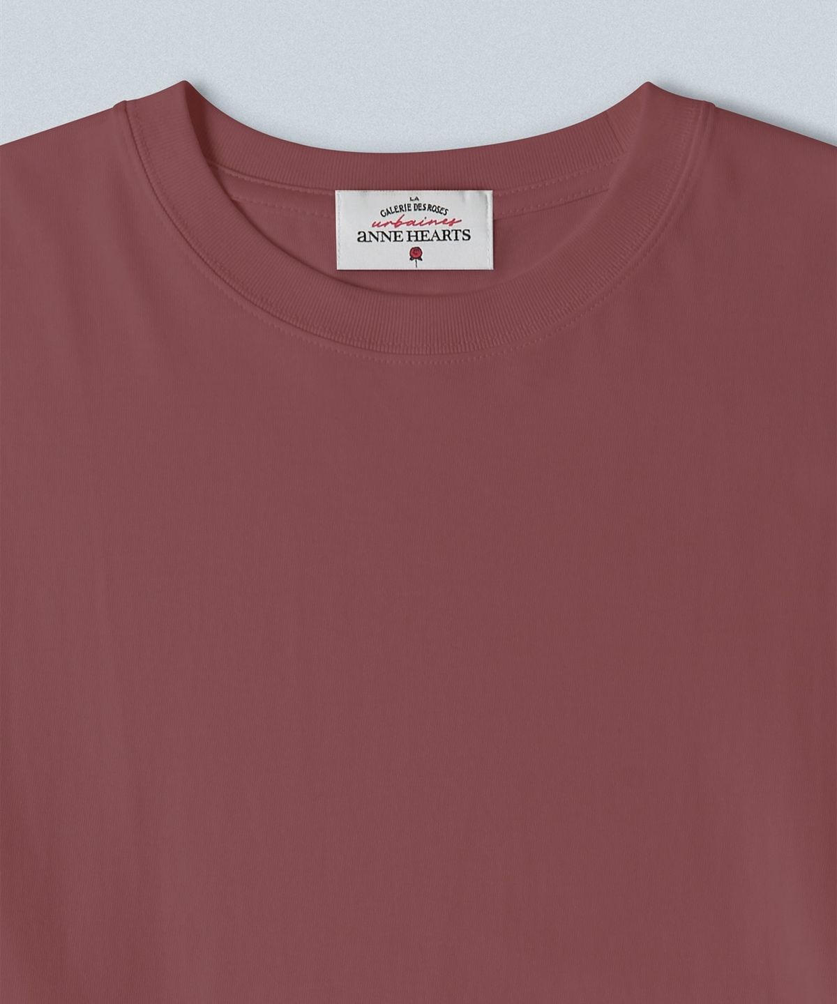 앤하츠(ANNEHEARTS) Essential Cotton Tee_BRICK