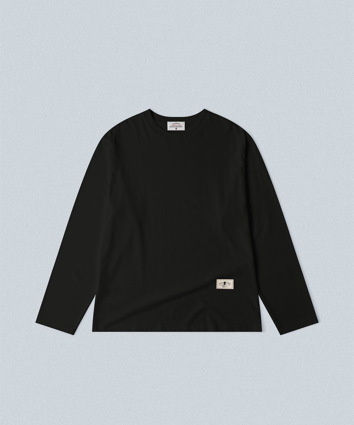 앤하츠(ANNEHEARTS) Essential Cotton Tee_BLACK
