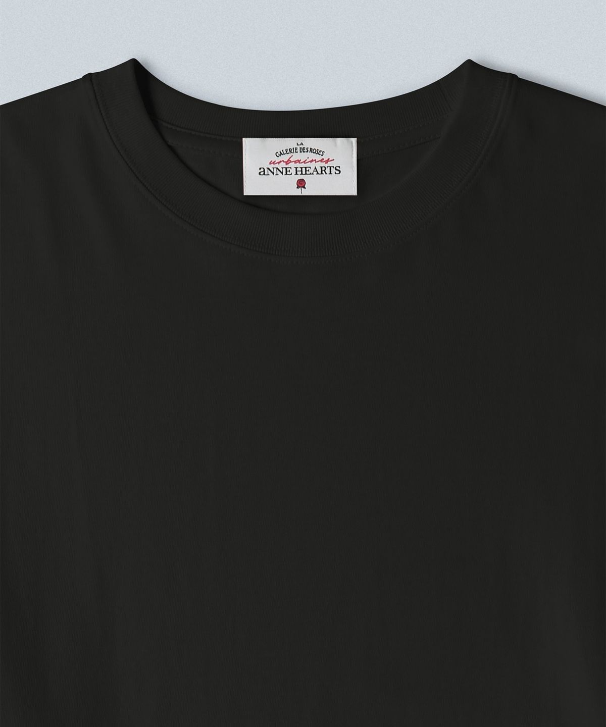 앤하츠(ANNEHEARTS) Essential Cotton Tee_BLACK