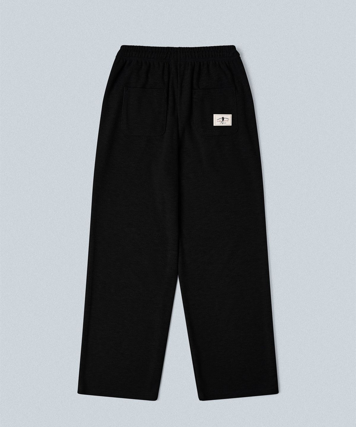 앤하츠(ANNEHEARTS) Soft Knit Wide Easy Pants_BLACK