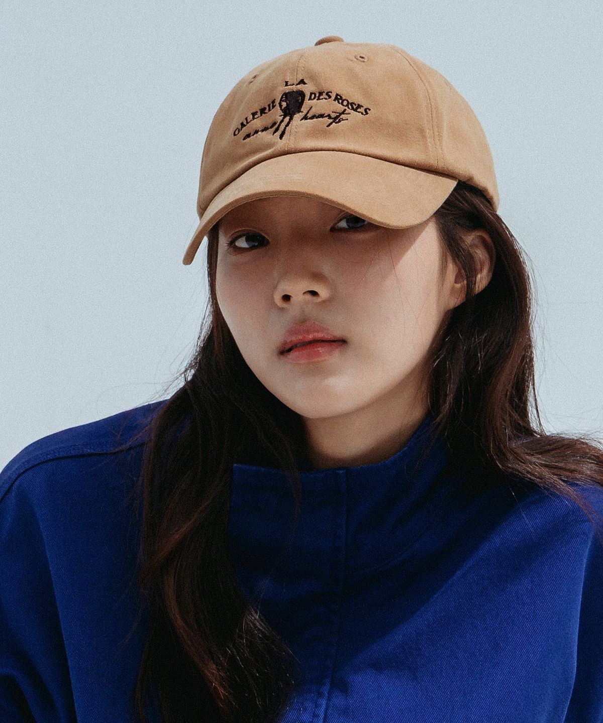 앤하츠(ANNEHEARTS) Girl Emblem Ball Cap_BEIGE