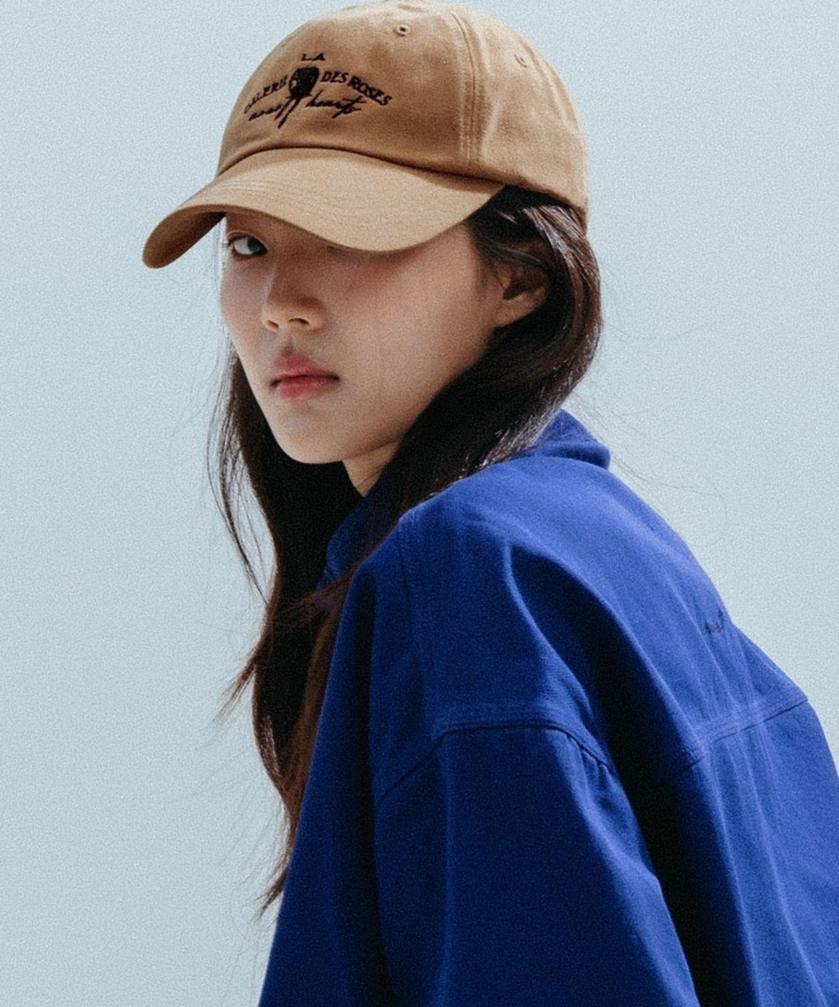 앤하츠(ANNEHEARTS) Girl Emblem Ball Cap_BEIGE