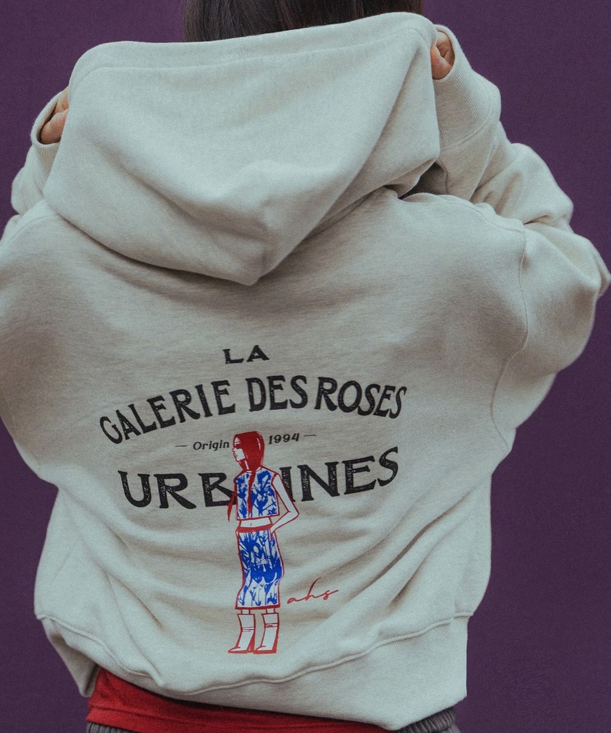 앤하츠(ANNEHEARTS) French Muse Zip-Up Hoodie_OATMEAL
