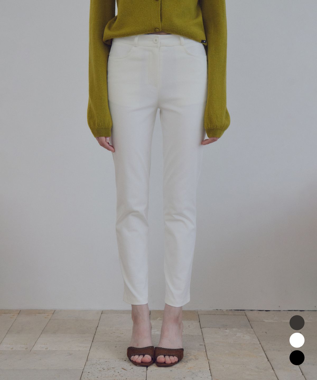 씨타(CITTA) Daily Comfort Slim Straight Trousers_CTB586(3color)