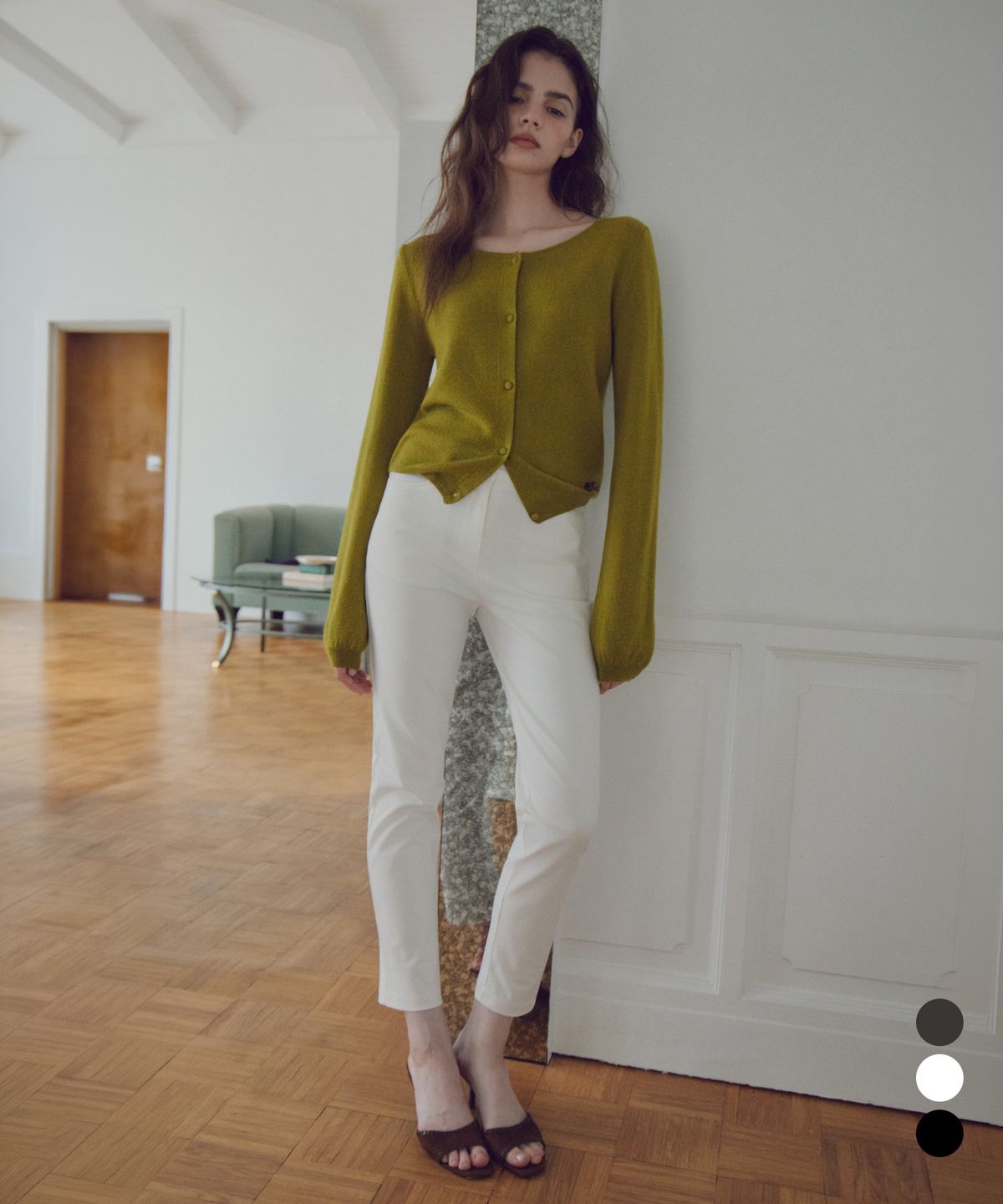 씨타(CITTA) Daily Comfort Slim Straight Trousers_CTB586(3color)