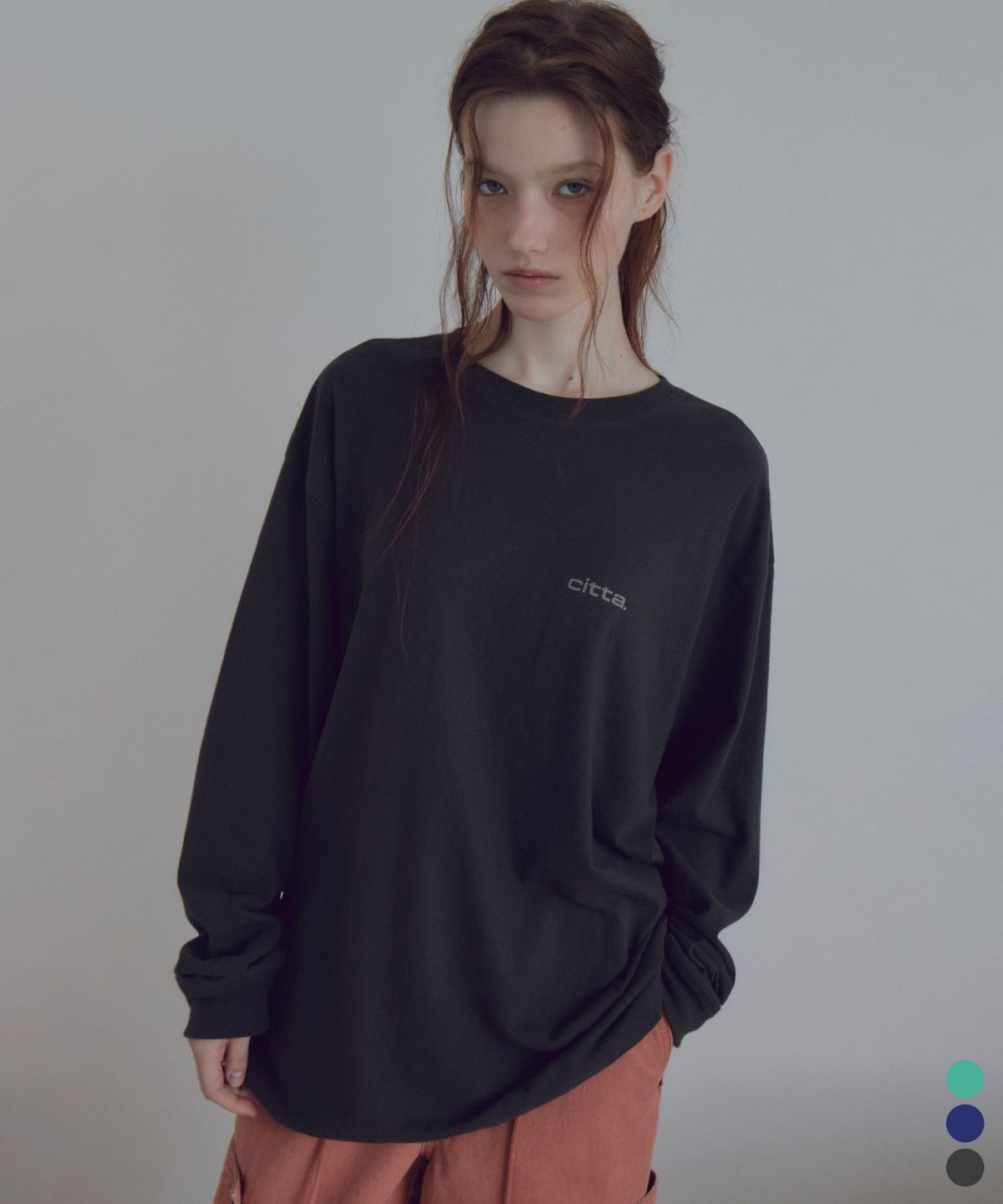 씨타(CITTA) City Stillness Graphic Long-Sleeve T-Shirt_CTT3049(3color)
