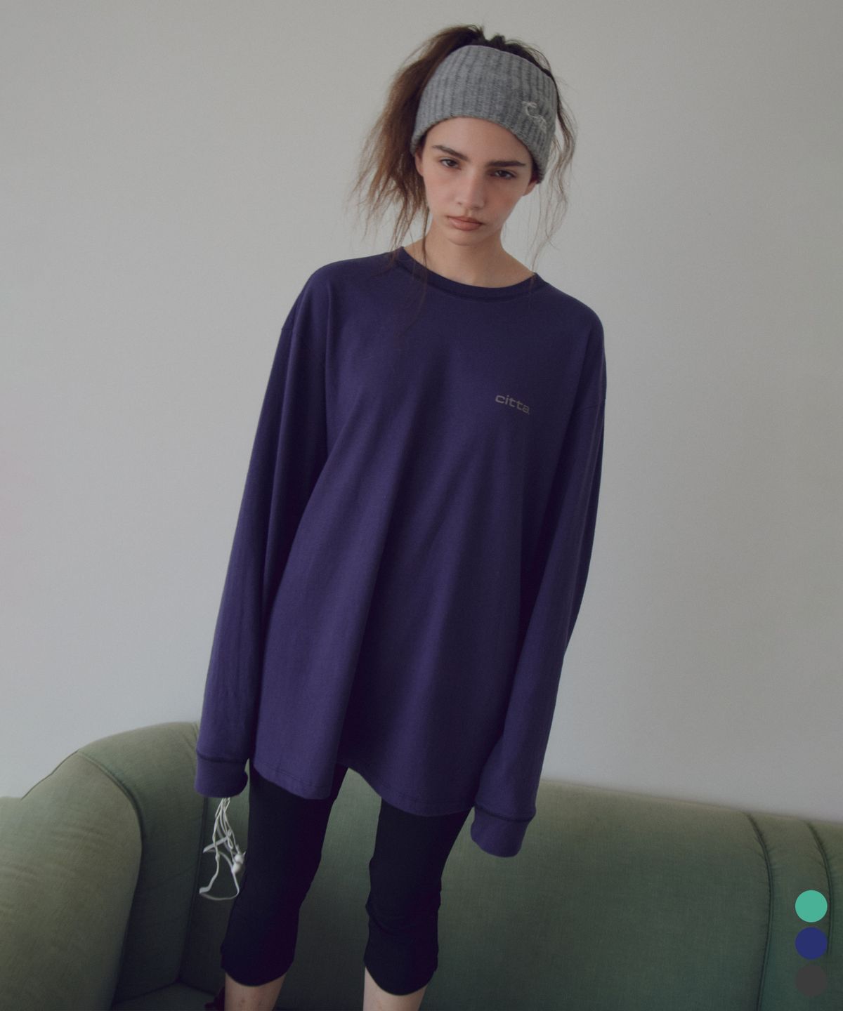 씨타(CITTA) City Stillness Graphic Long-Sleeve T-Shirt_CTT3049(3color)